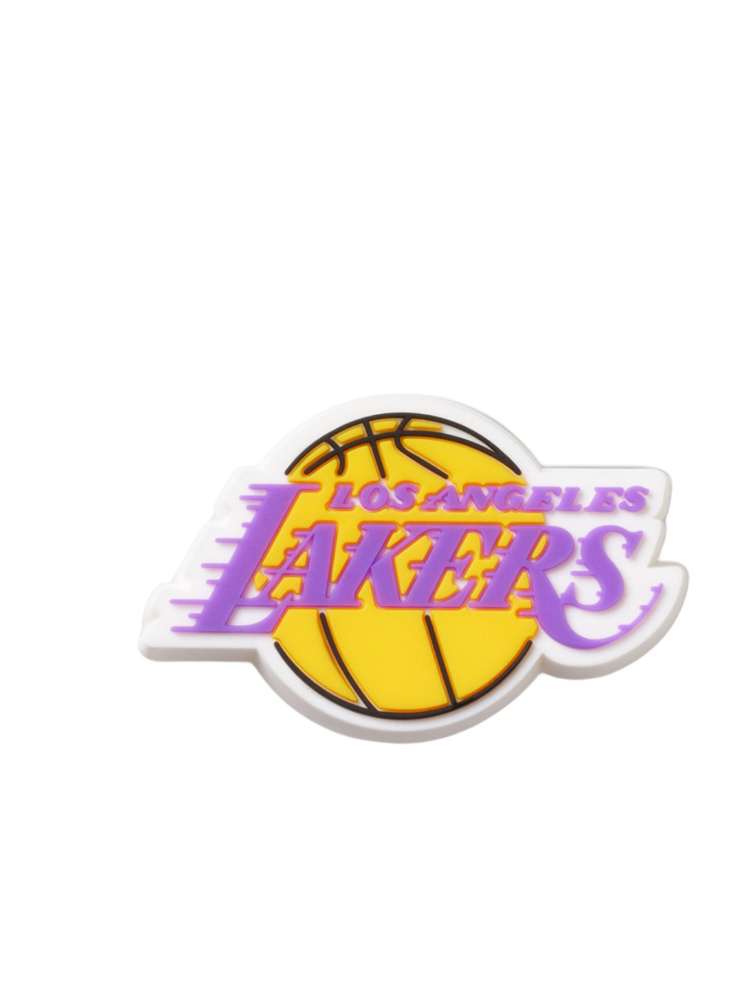 Crocs Adults-Unisex NBA Los Angeles Lakers Shoe Charm Jibbitz