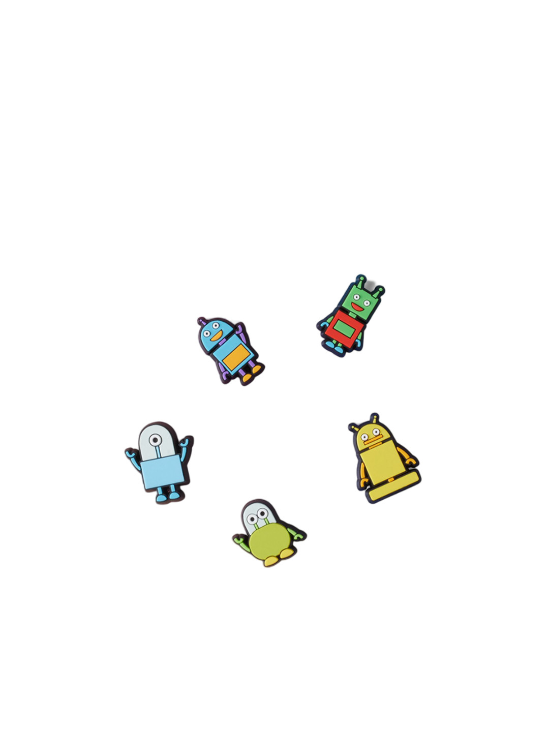 Crocs 5-Pcs Robot Crew Shoe Charms Jibbitz