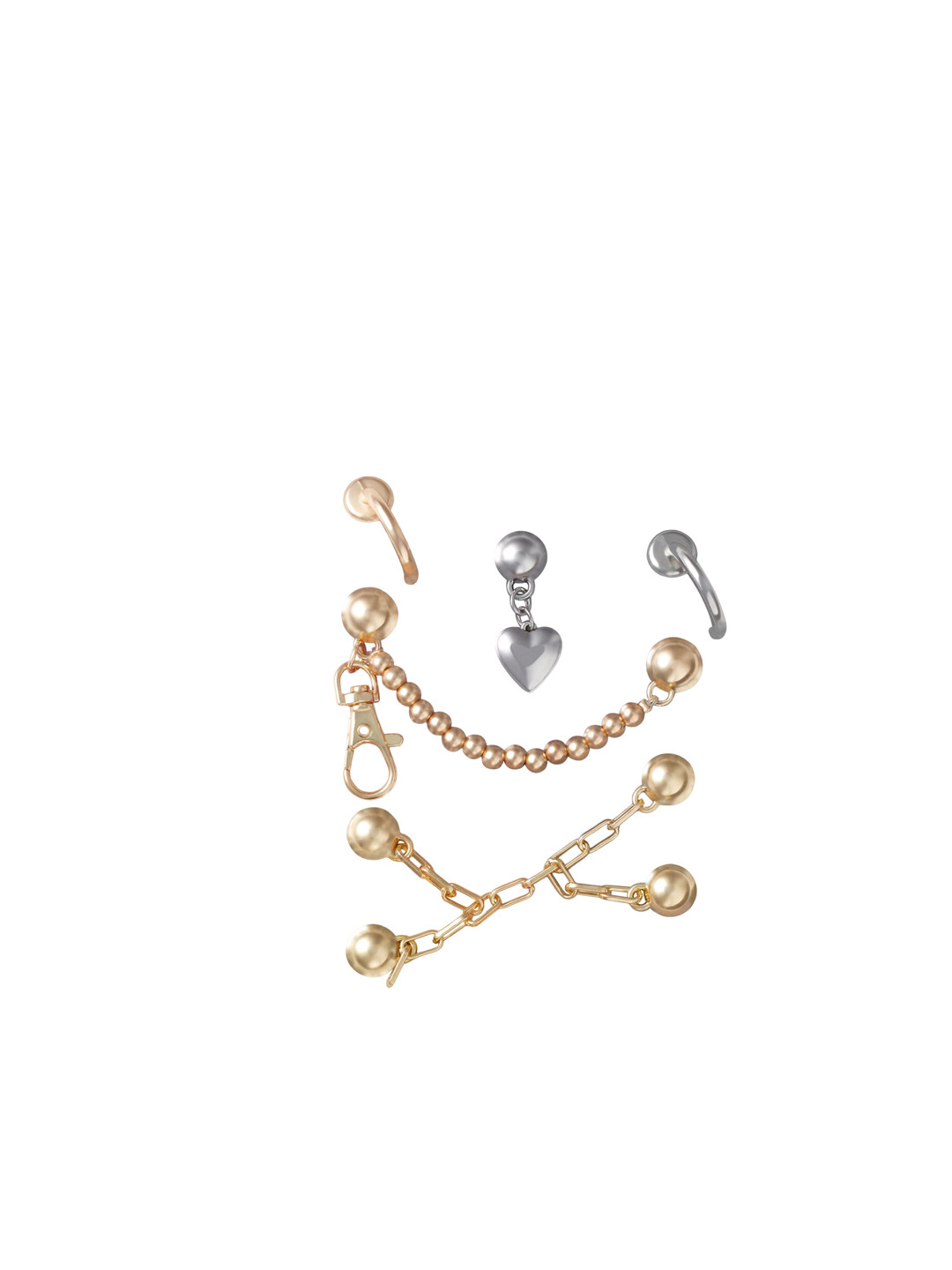 Crocs Pack Of 5 Cool Girl Festival Charm Jibbitz