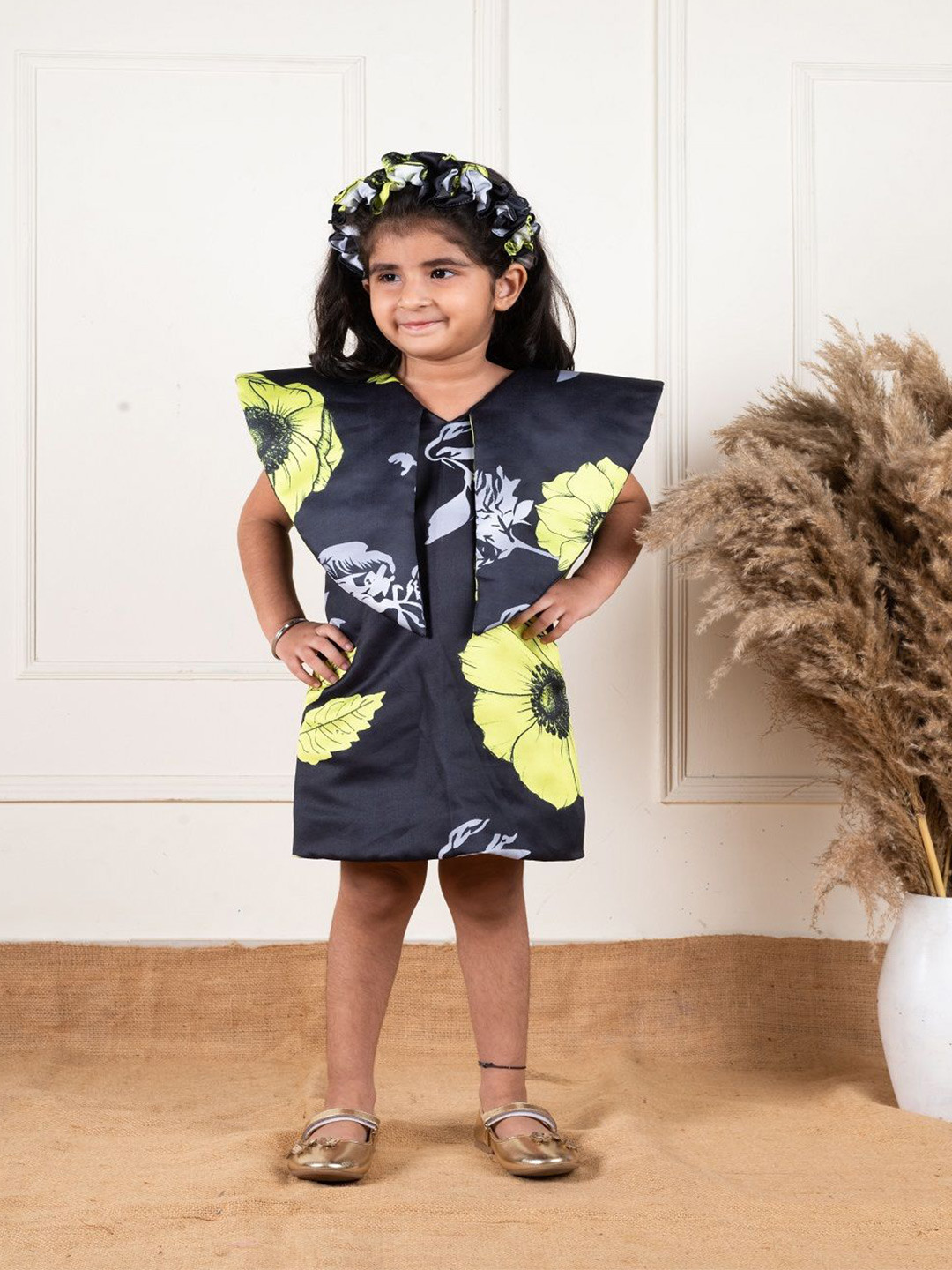 Li'l Angels Floral Print Dress