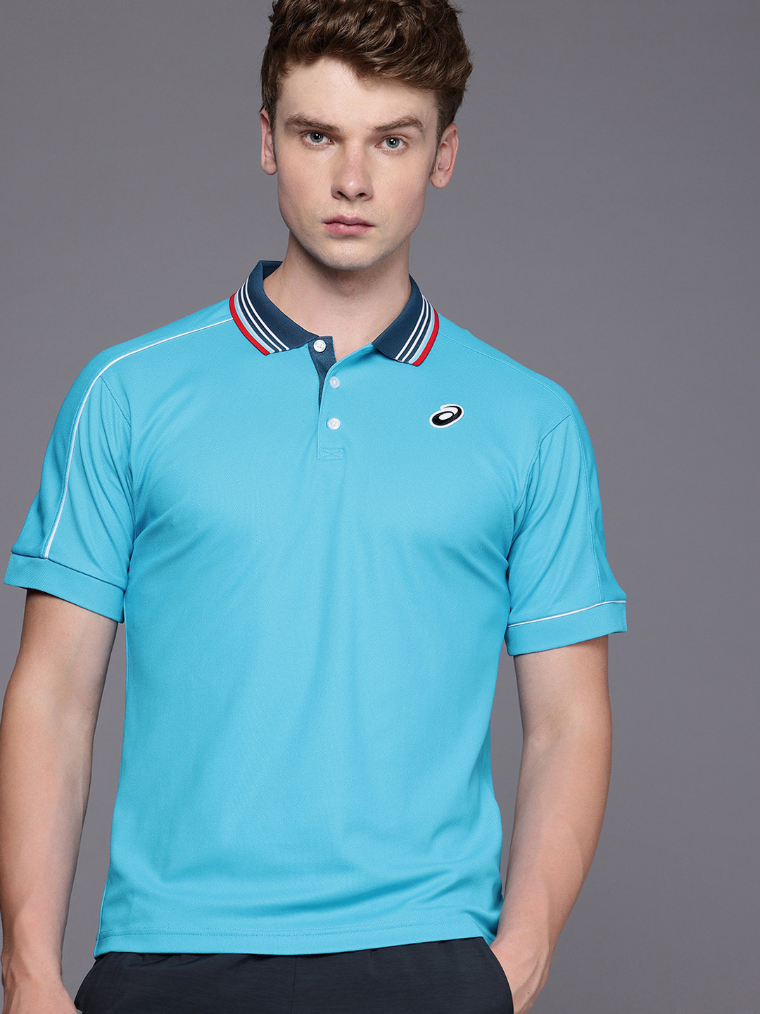 ASICS Polo Collar Quick Dry T-shirt