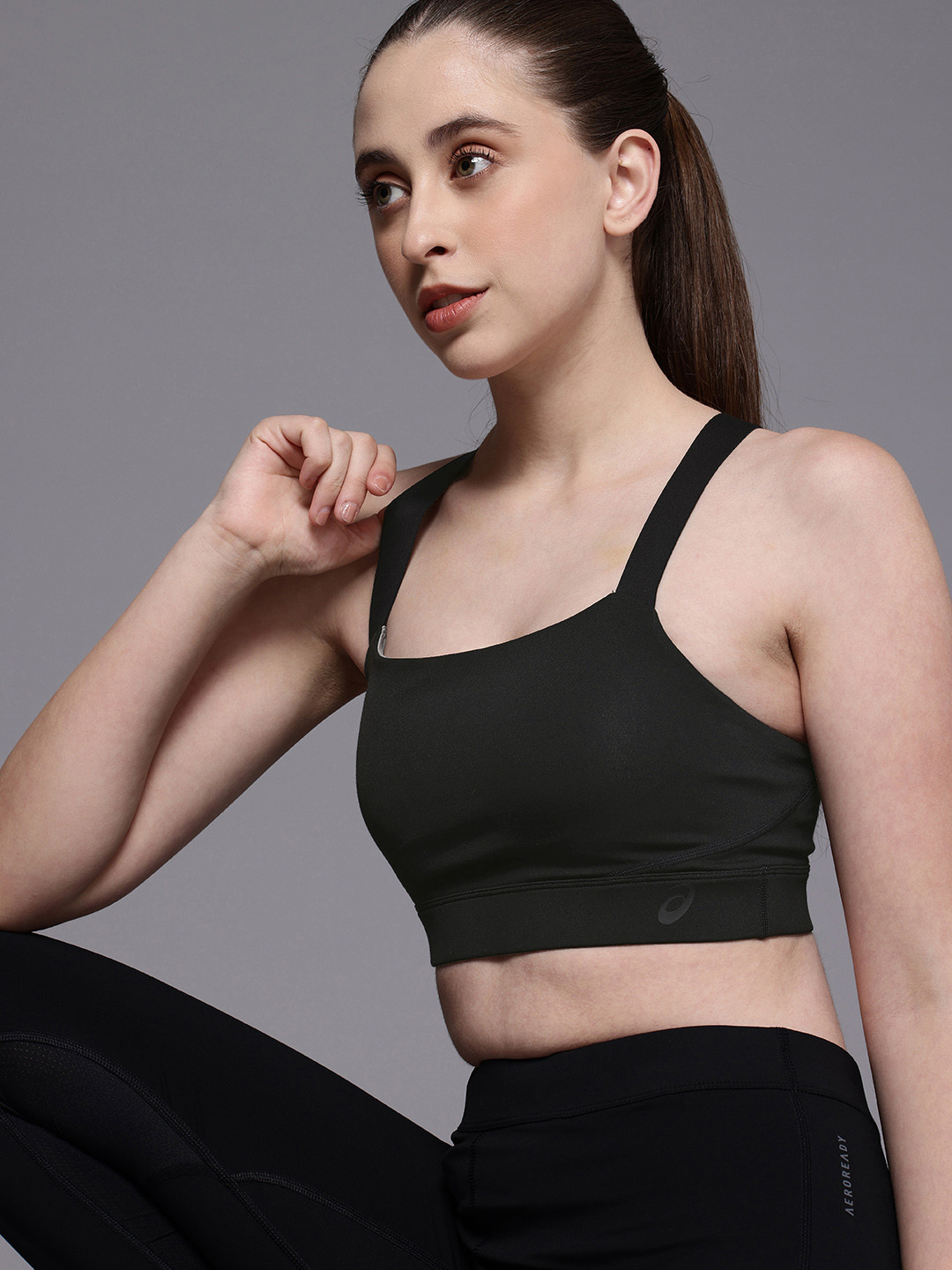 ASICS Full Coverage Lightly Padded Training or Gym Workout Bra 2032D063.001