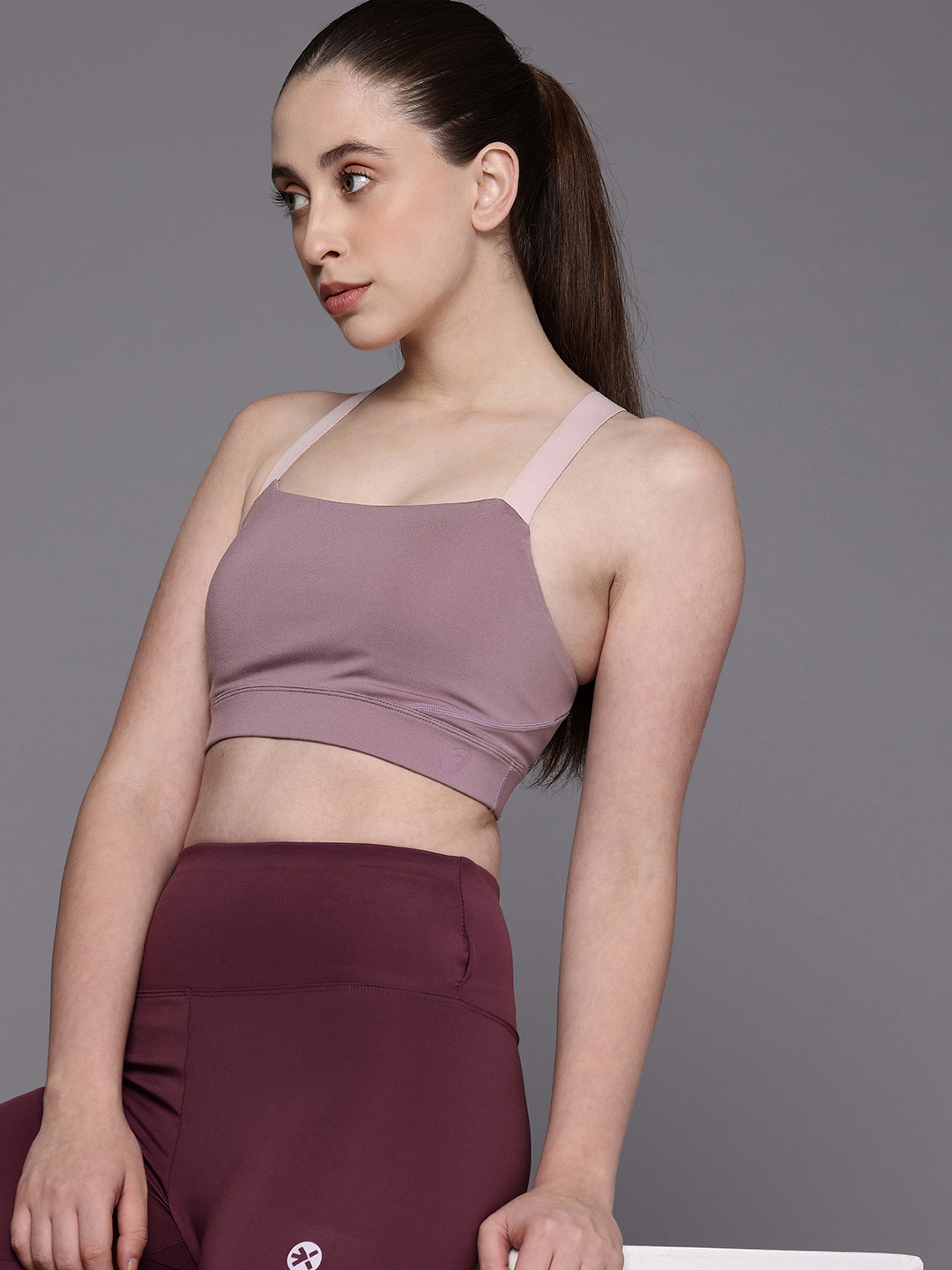 ASICS Full Coverage Lightly Padded Training or Gym Workout Bra 2032D063.500