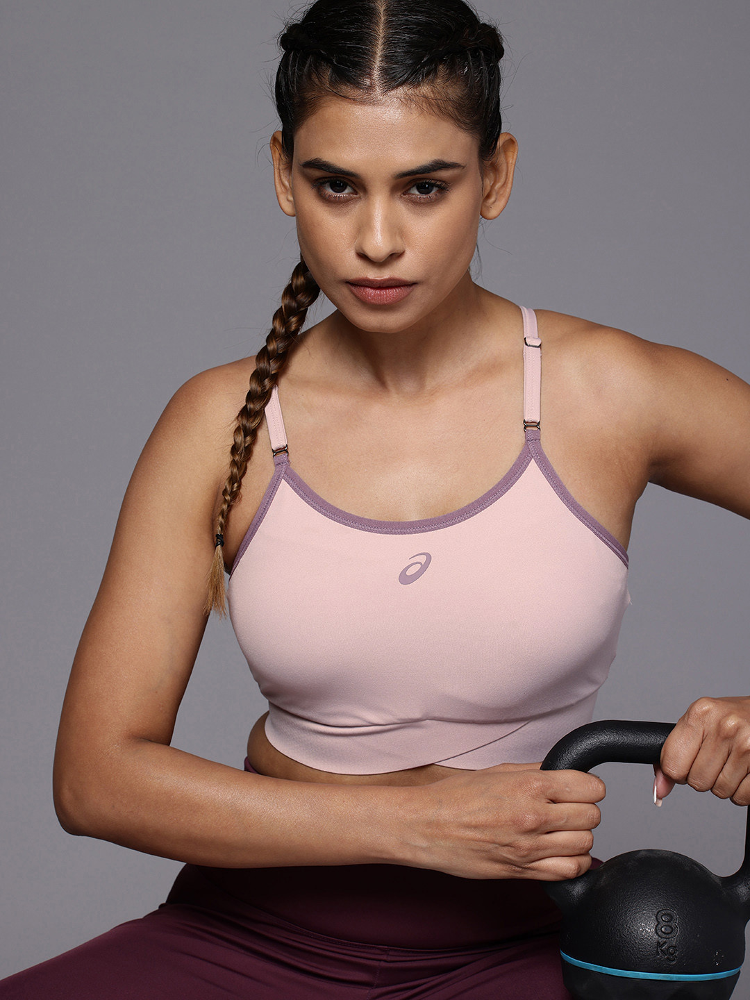 ASICS Medium Coverage Lightly Padded Styled Back Workout Bra 2032D051.700