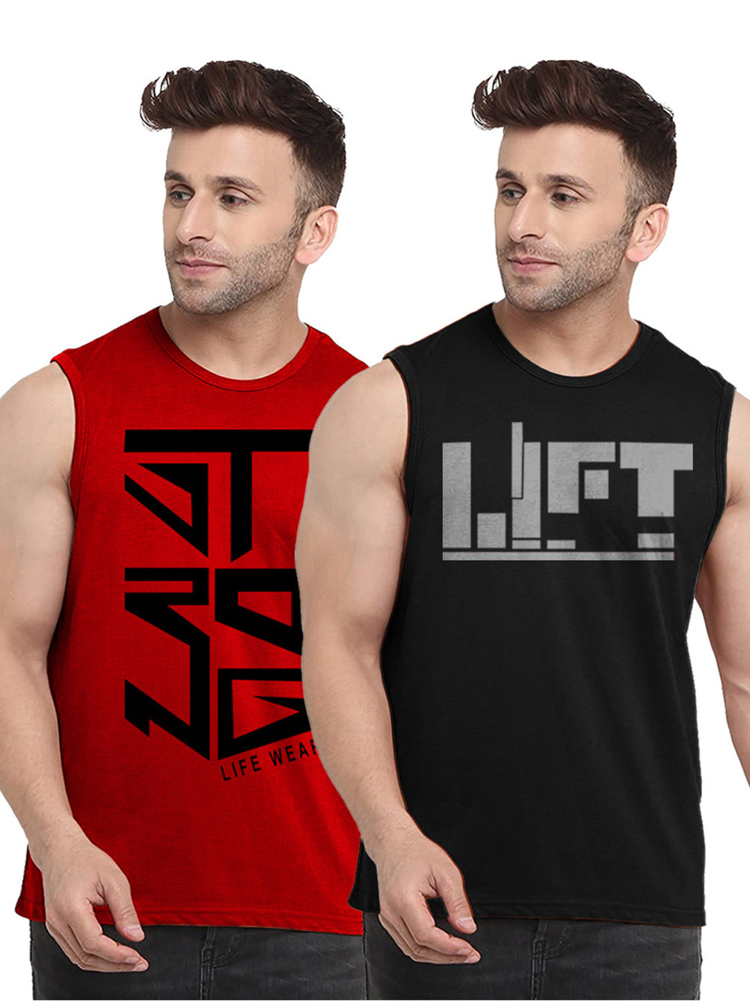 FastColors Men Typography 2 Printed  T-shirt