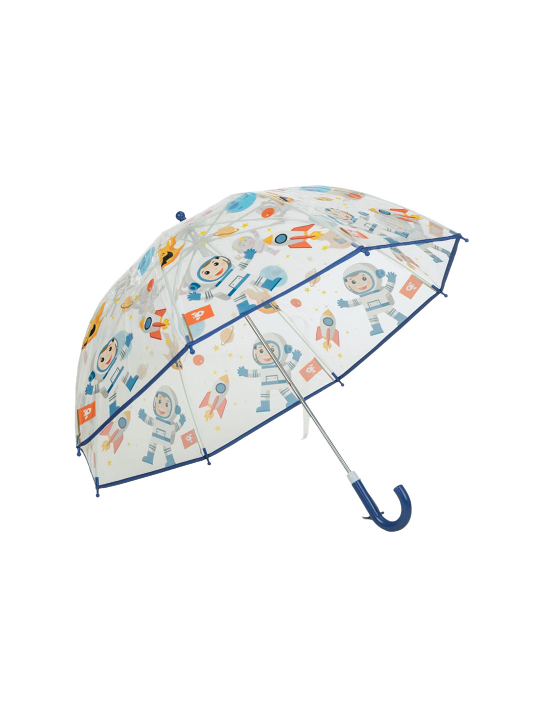 Yellow Bee Boys Manual 2 Fold Astronaut Printed Umbrella