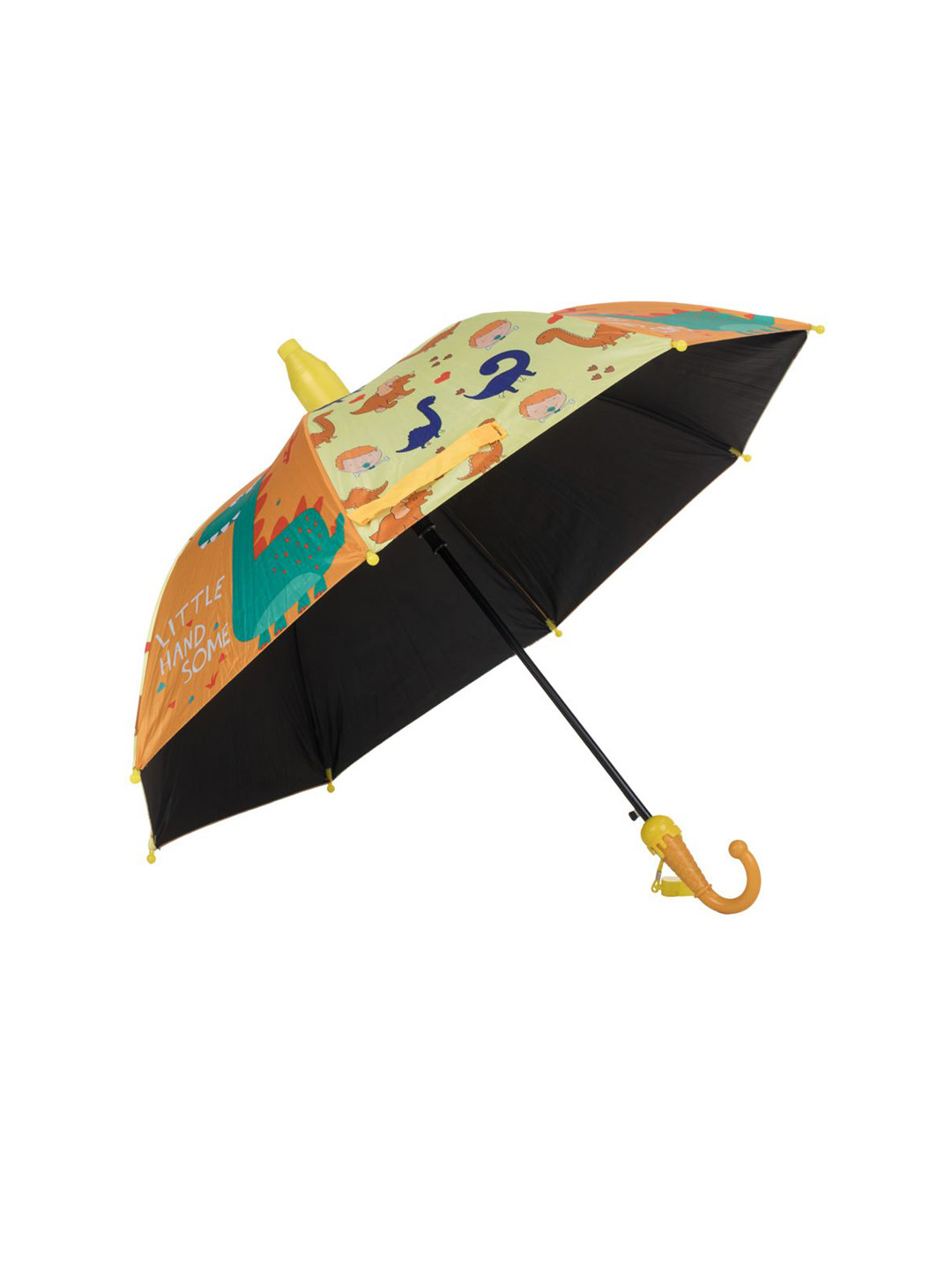 Yellow Bee Boys Manual 2 Fold Cartoon Characters Printed Umbrella