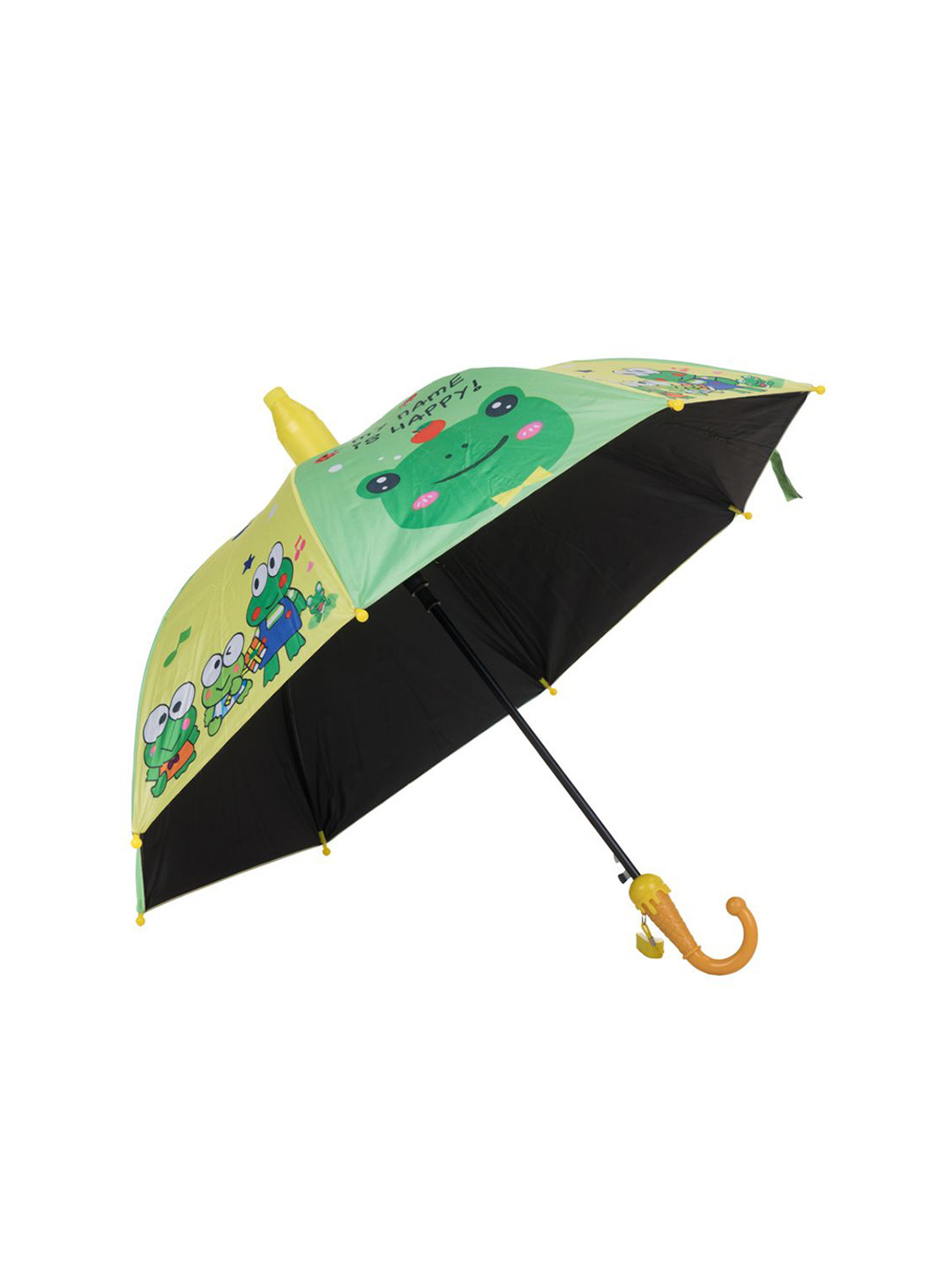 Yellow Bee Boys Manual 2 Fold Cartoon Characters Printed Umbrella
