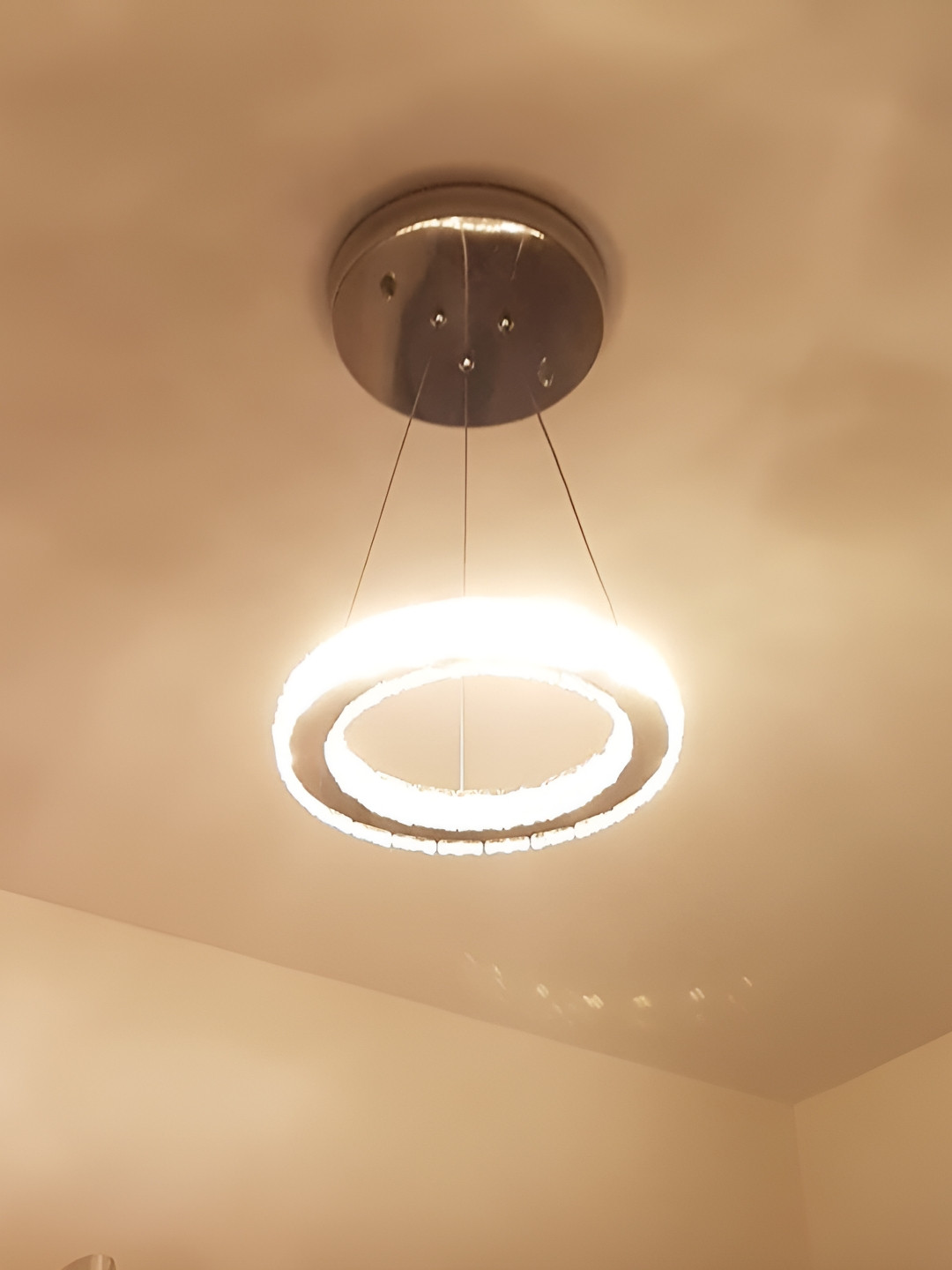 ganeshart Transparent Glass Ceiling Lamp