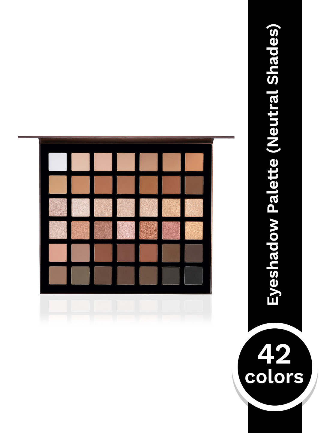 PAC Prism Neutrals 42 Colour Long-Lasting Highly Pigmented Eyeshadow Palette - 50.4g