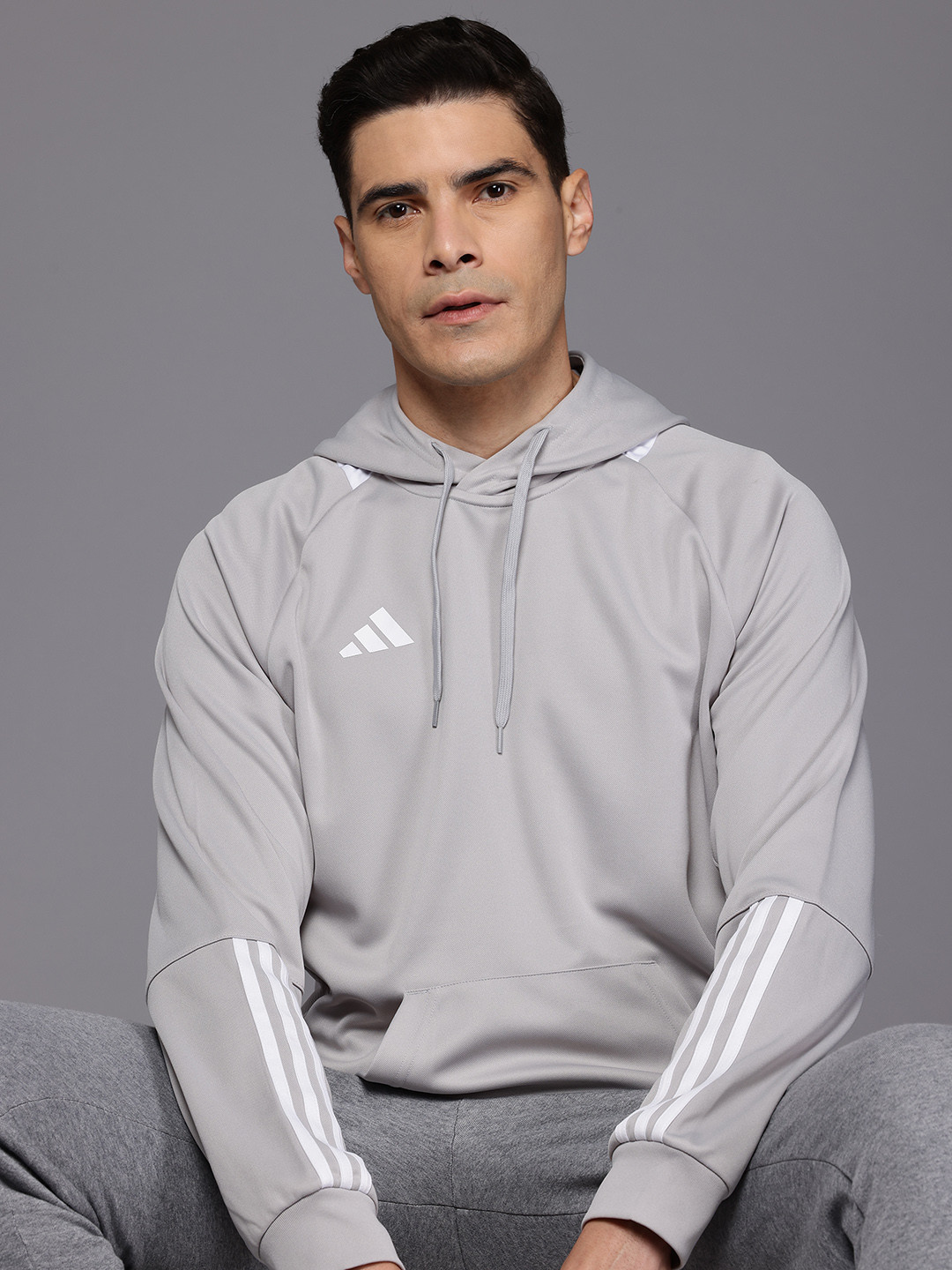 ADIDAS Sereno Aeroready Cut Hood Sweatshirt