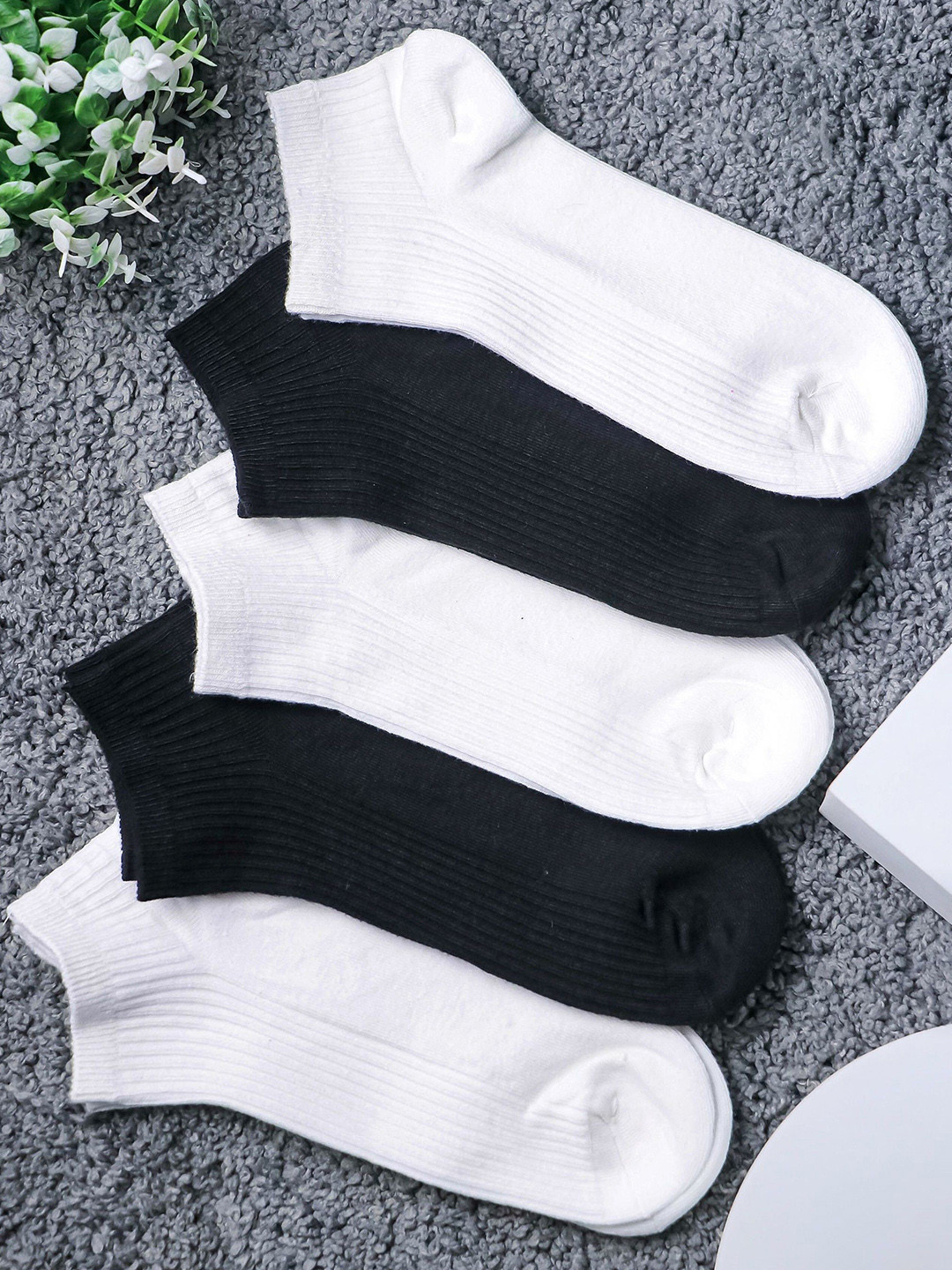 Brauch Pack Of 5 Ankle Length Socks