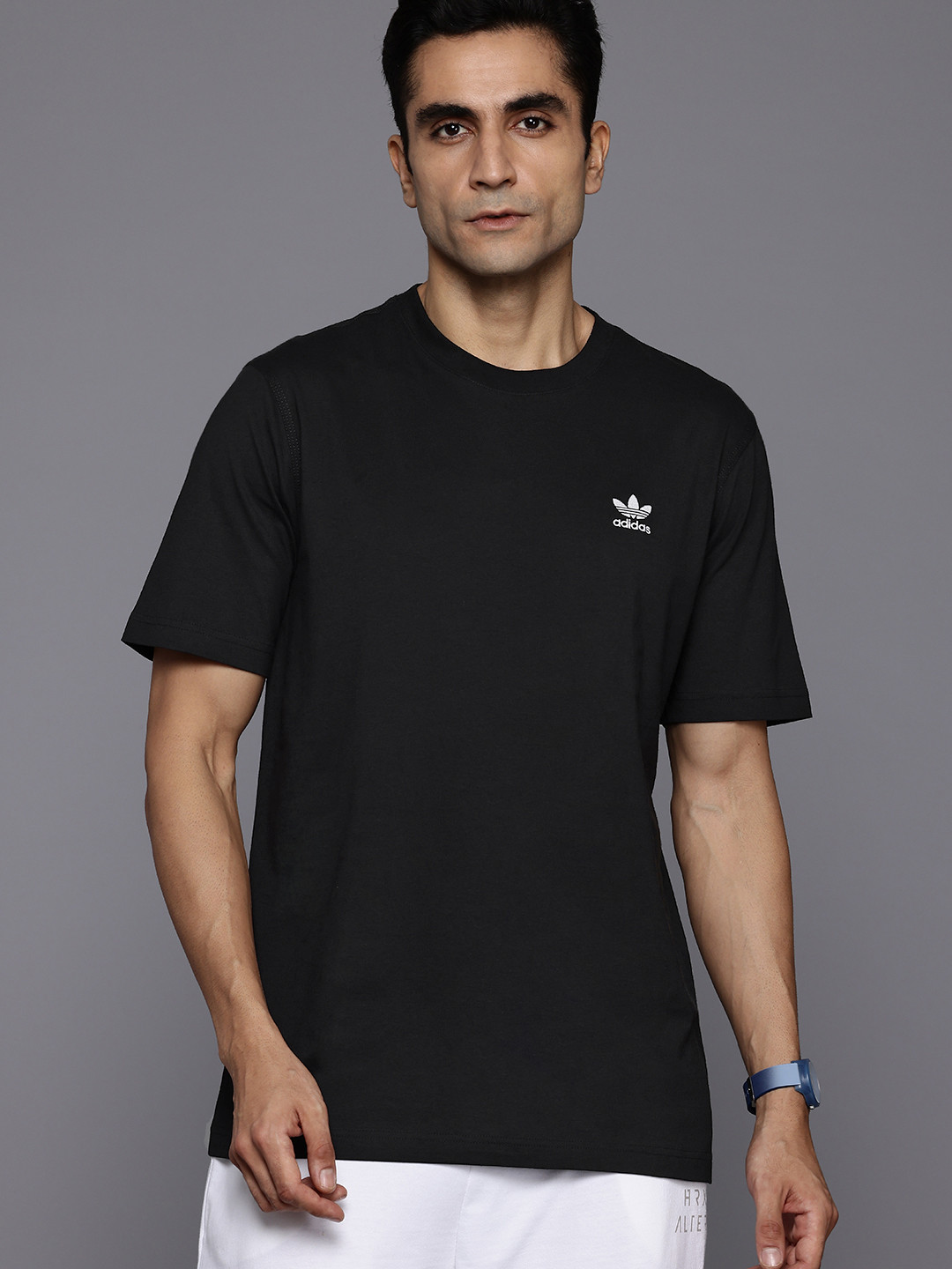 ADIDAS Originals Drop-Shoulder Sleeves Essentials Pure Cotton T-shirt
