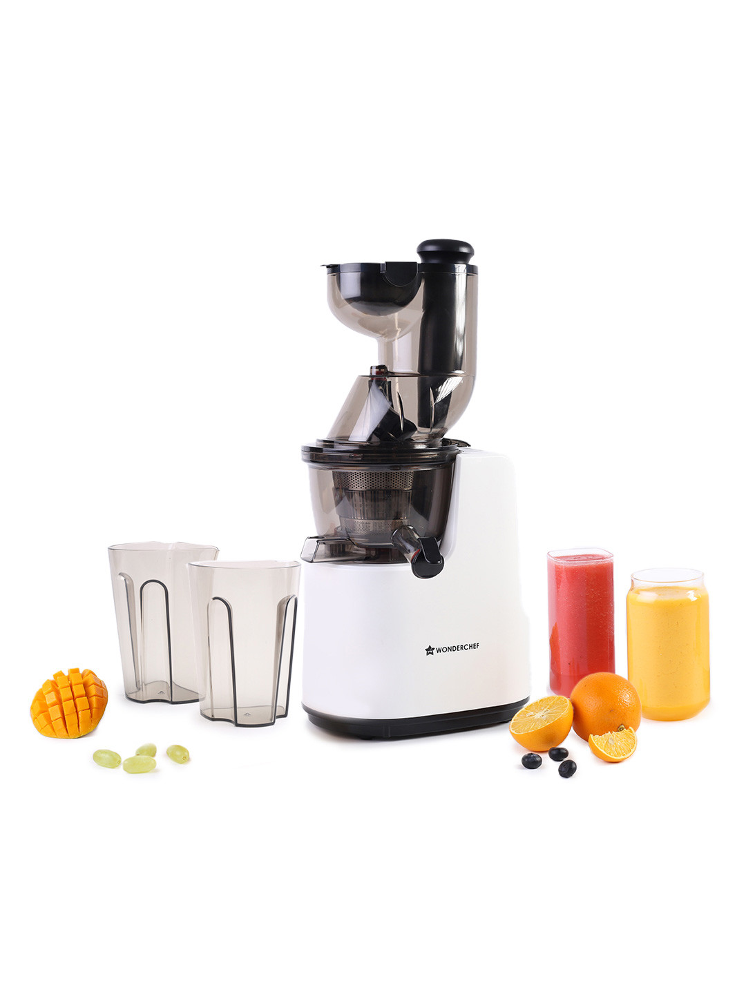 Wonderchef Wgite & Black Regenta Full Fruit Cold Press Juicer 240W