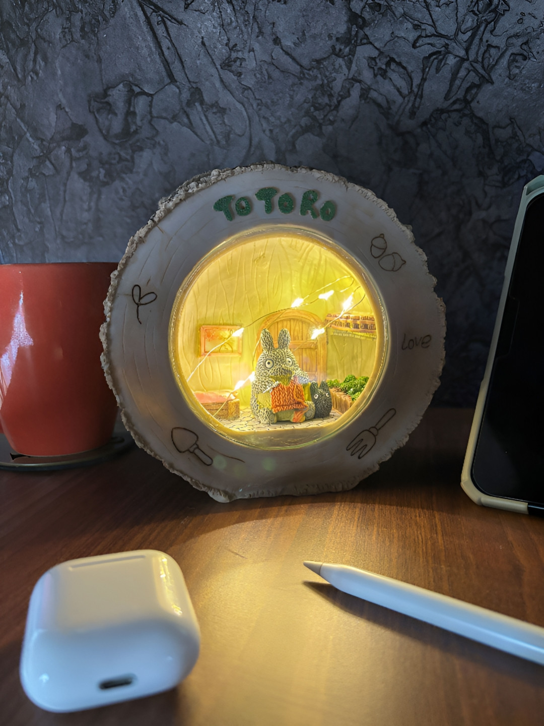 COMICSENSE My Neighbor Totoro Anime Knitting Spirit Hanging Lamp