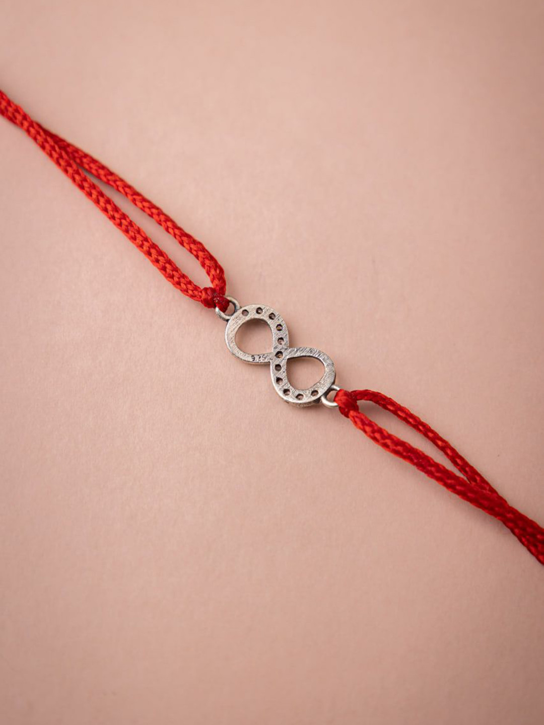 Shyle 925 Sterling Silver Infinity Knot Rakhi