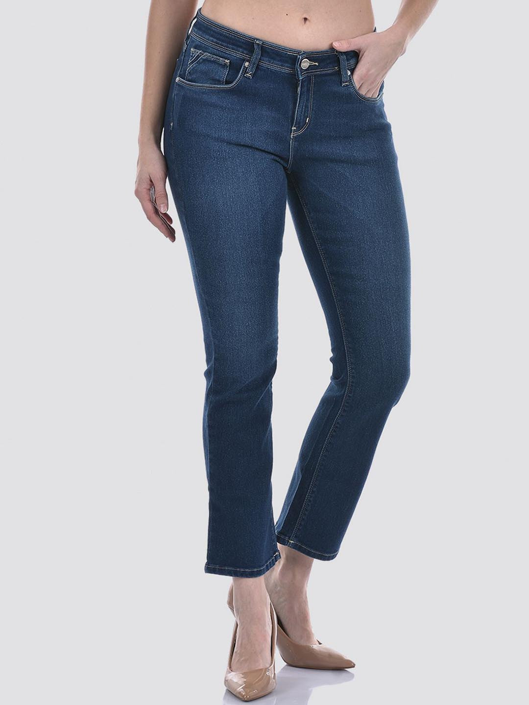 Numero Uno Women Solid Bootcut Sustainable Stretchable Jeans