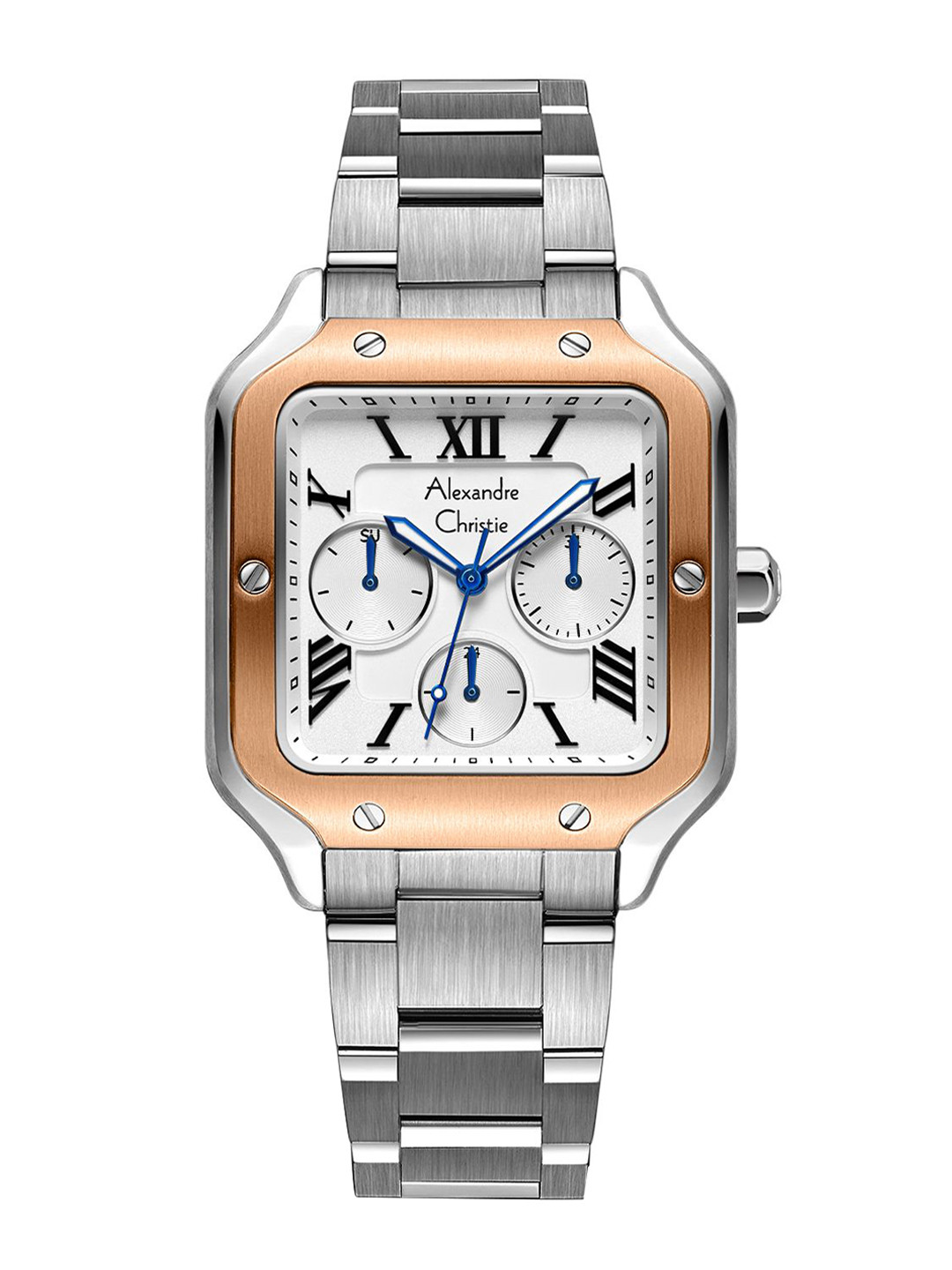 Alexandre Christie Women Dial & Stainless Steel Bracelet Style Straps Watch 2B18BFBTRSLBA