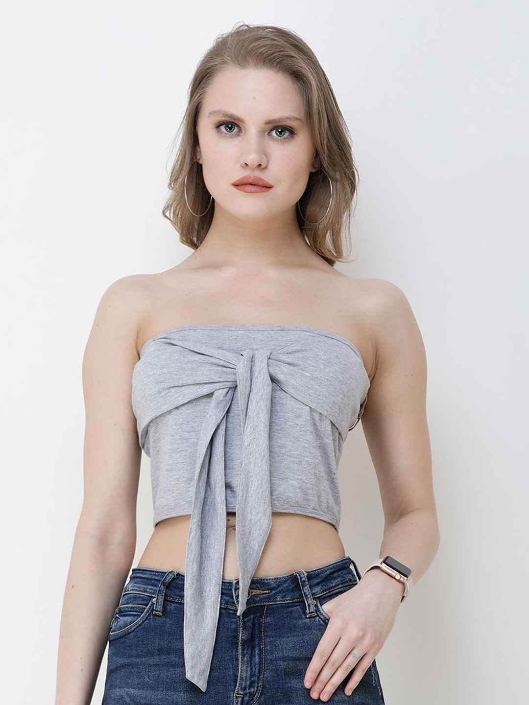 SCORPIUS Cotton Tube Crop Top