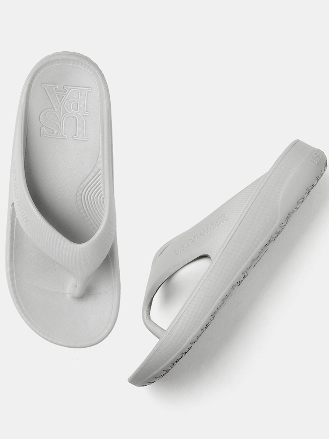 U.S. Polo Assn. Men Axel 2.0 Rubber Thong Flip Flop