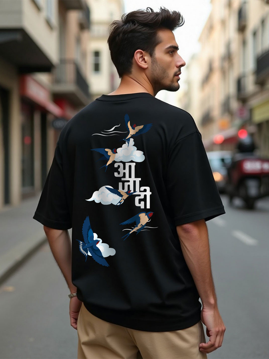 Mad Over Print Men Applique T-shirt