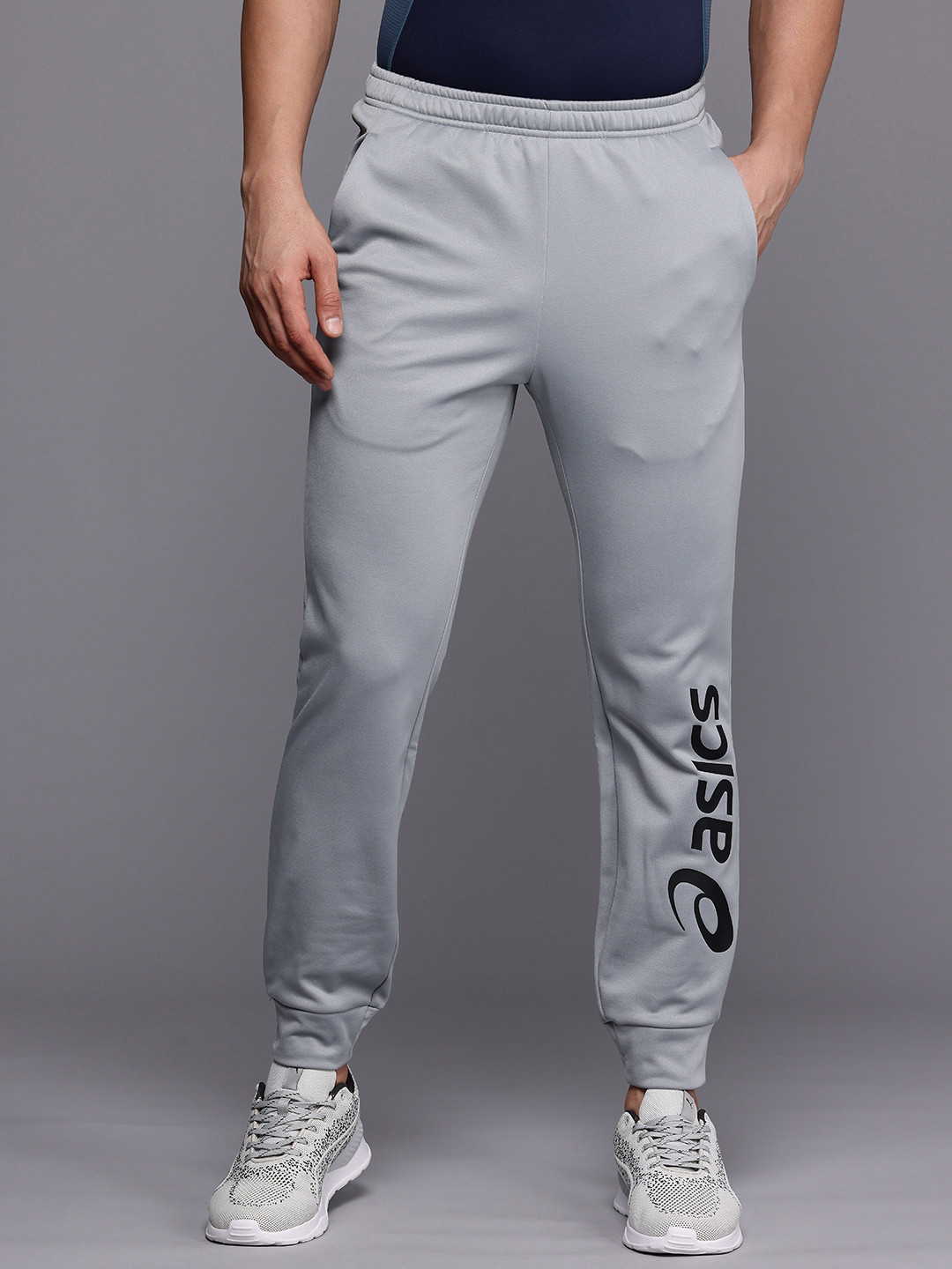 ASICS Men Brand Logo Warmth Training or Gym Sports Joggers