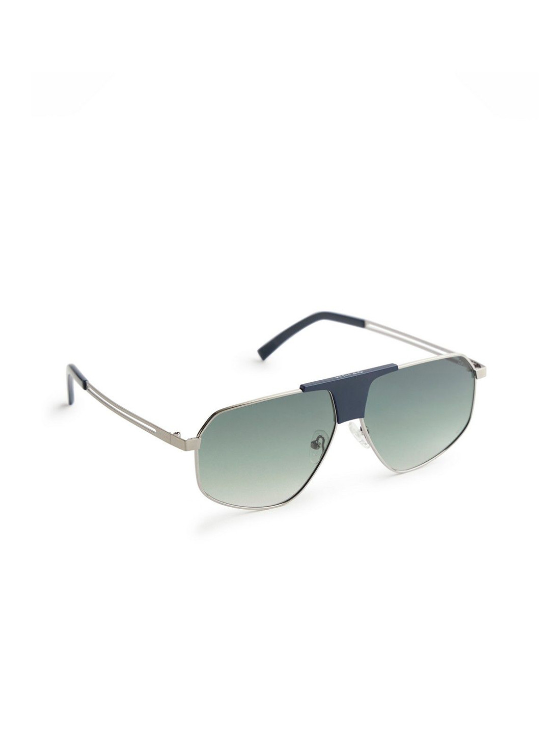 OPIUM Men Square Sunglasses with UV Protected Lens OP-10132-C03-60-Silver