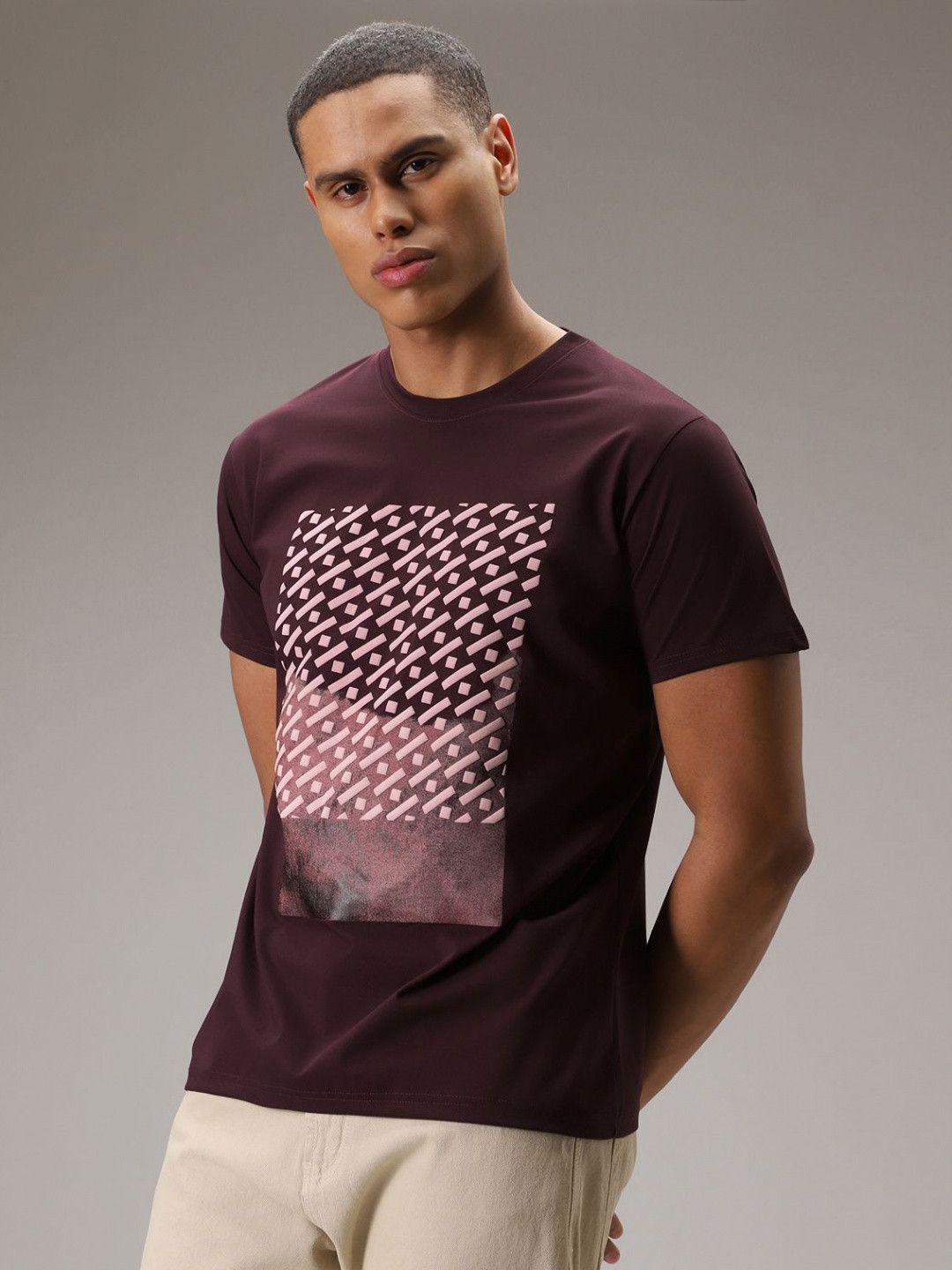 Banana Club Men Graphic Printed Round Neck T-shirt