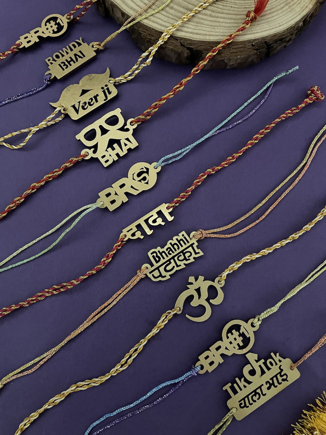 Digital Dress Room Set of 10 Thread Rakhis