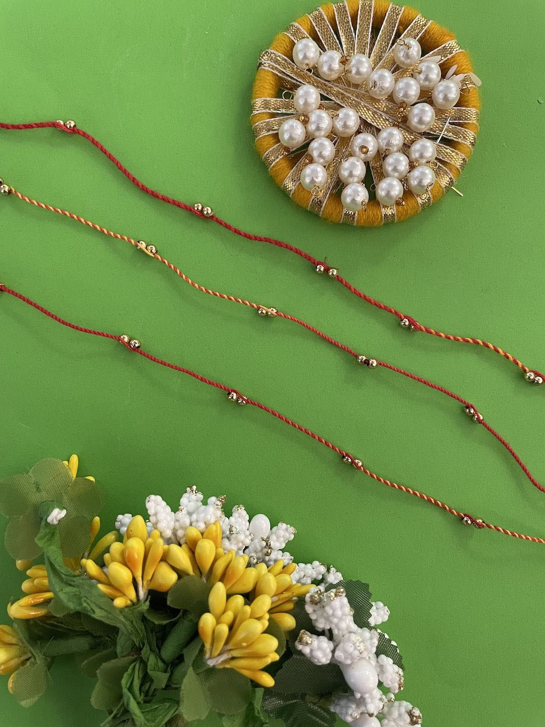 Digital Dress Room Set Of 3 Simple Mauli Thread Rakhi