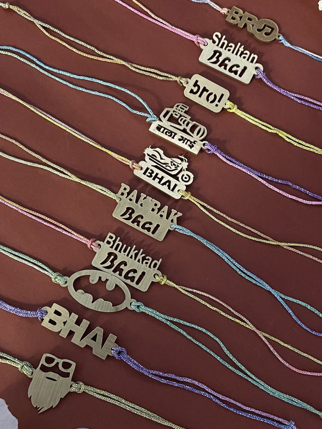 Digital Dress Room Set of 10 Thread Rakhi