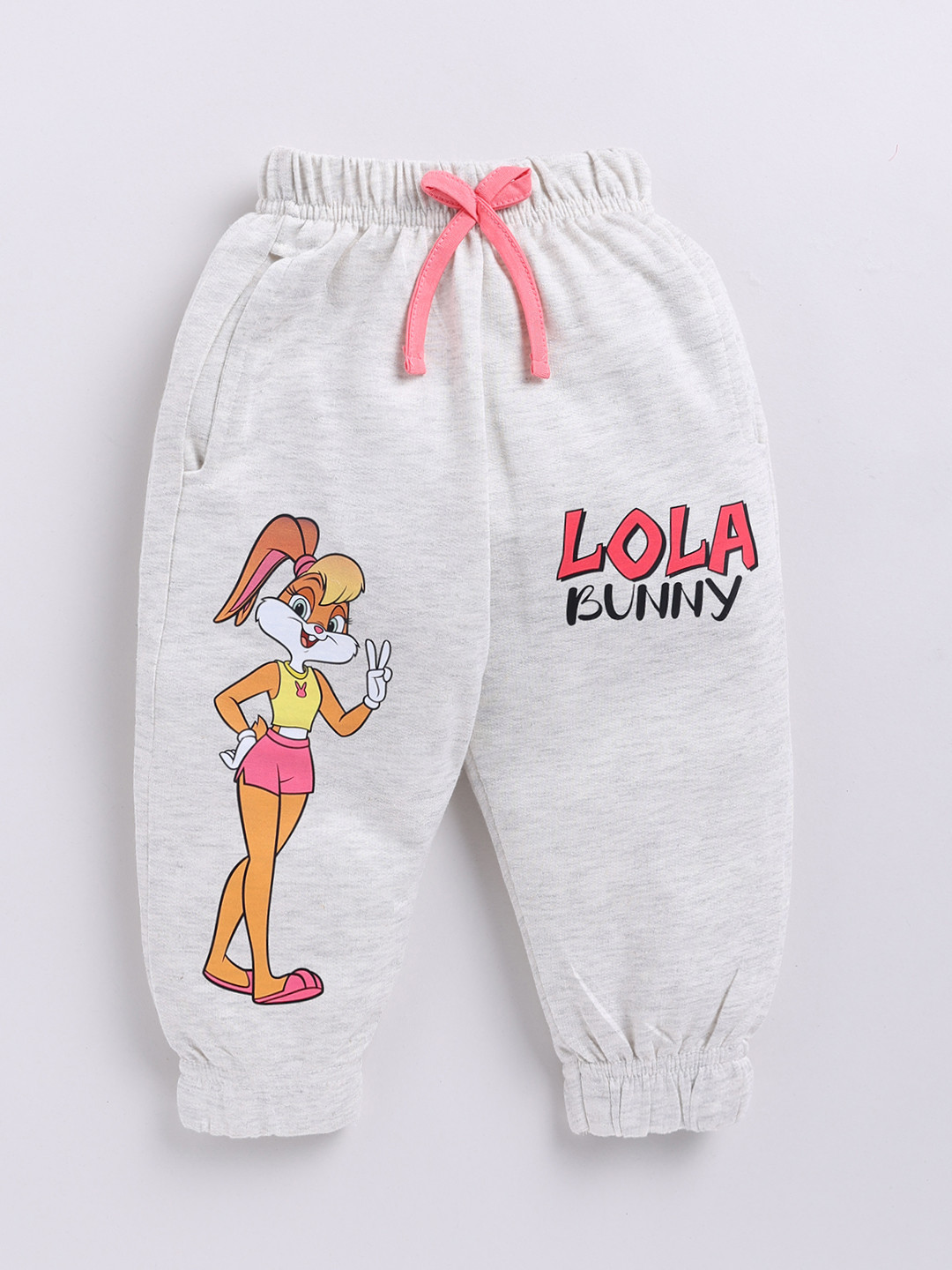 YK X Minute Mirth Girls Lonney Tunes Printed Pure Cotton Joggers