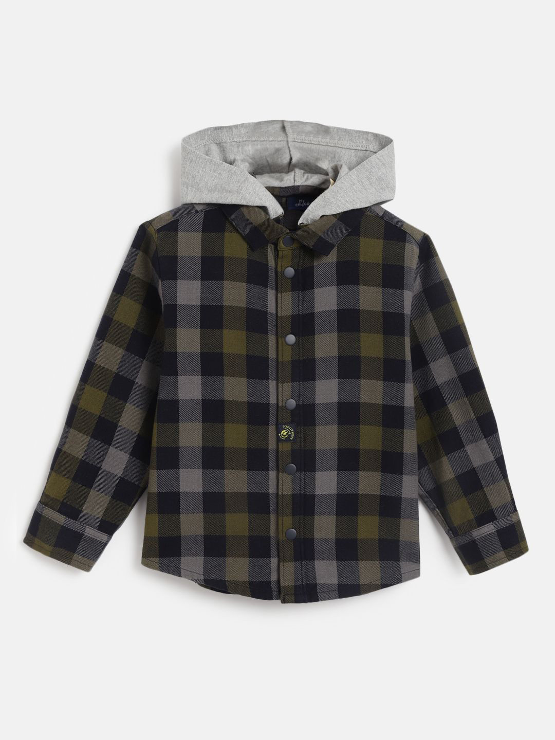 Chicco Boys Modern Buffalo Checks Opaque Checked Casual Shirt