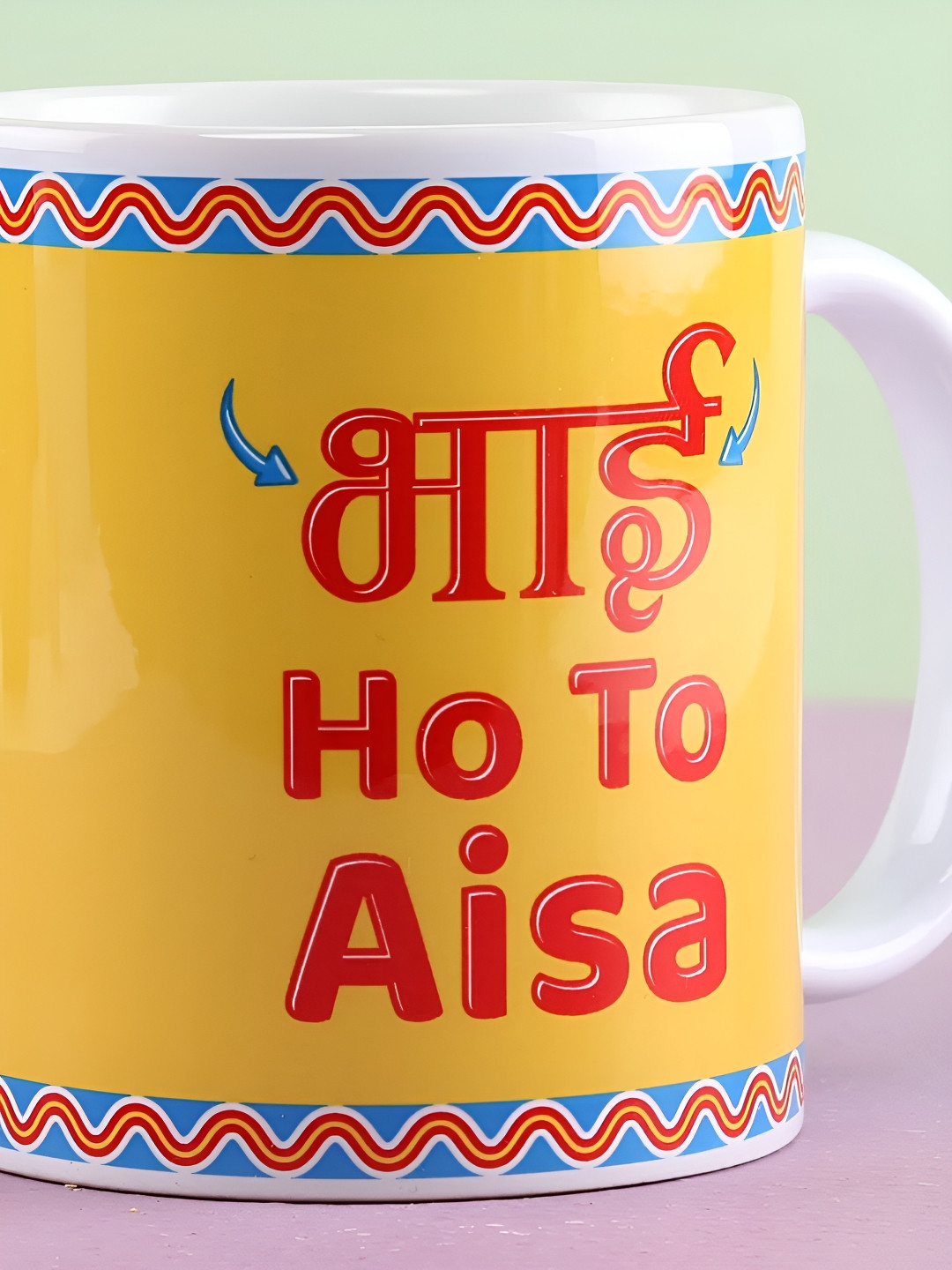 fnp I Love My Big Brother White Typography Ceramic Microwave Safe Mug-325ml