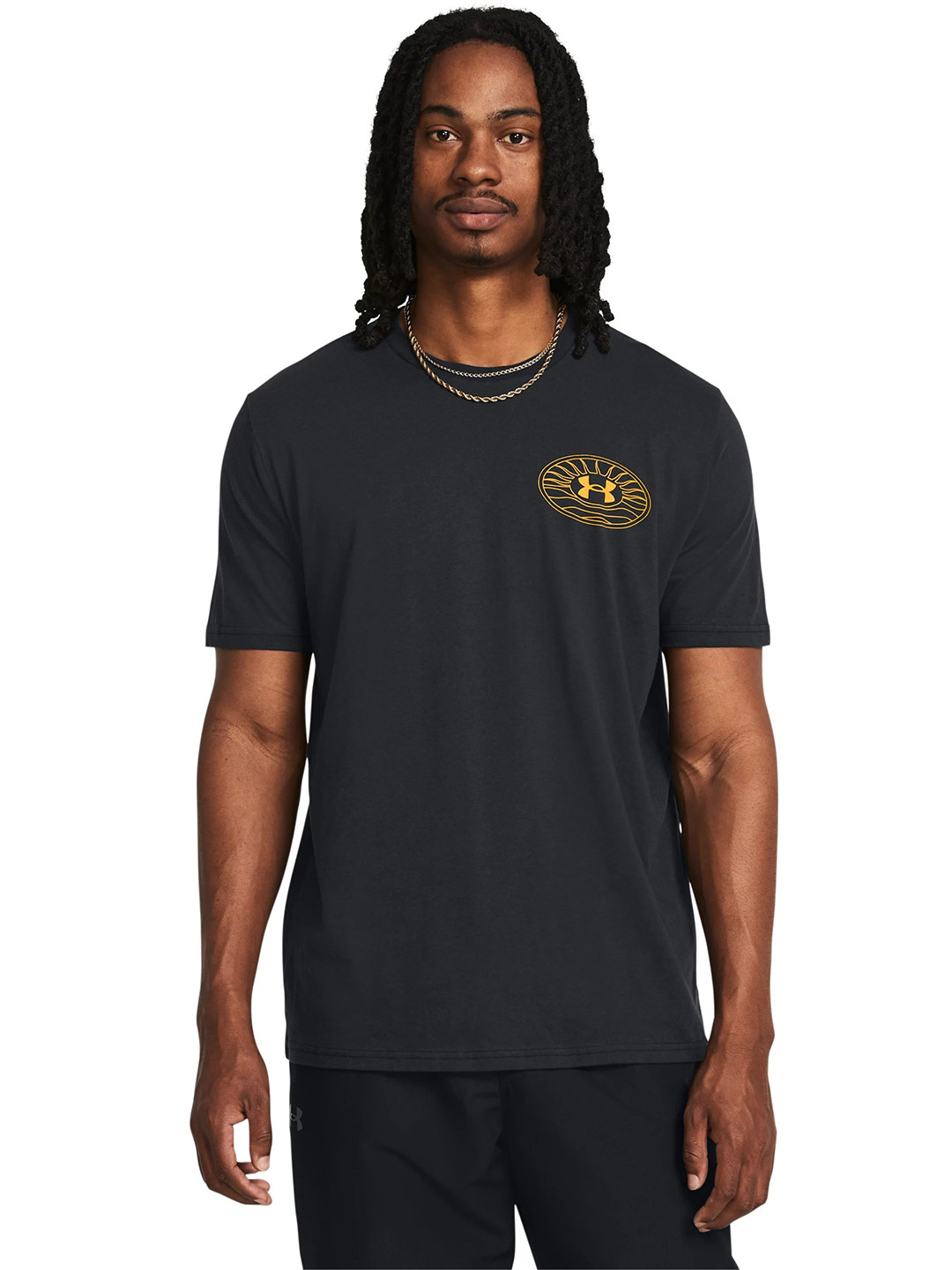 UNDER ARMOUR Typography Printed Relaxed Fit Sports T-shirt