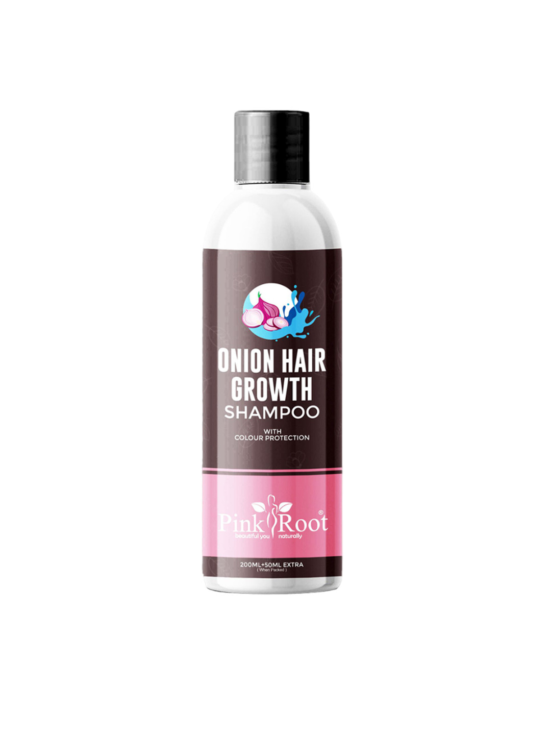 Pink Root Onion Hair Growth Shampoo with Colour Protection - 250ml