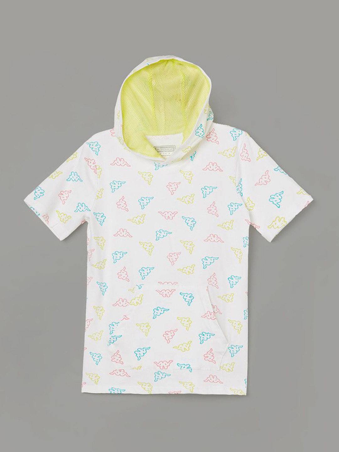 Kappa Boys Printed Hood Cotton T-shirt