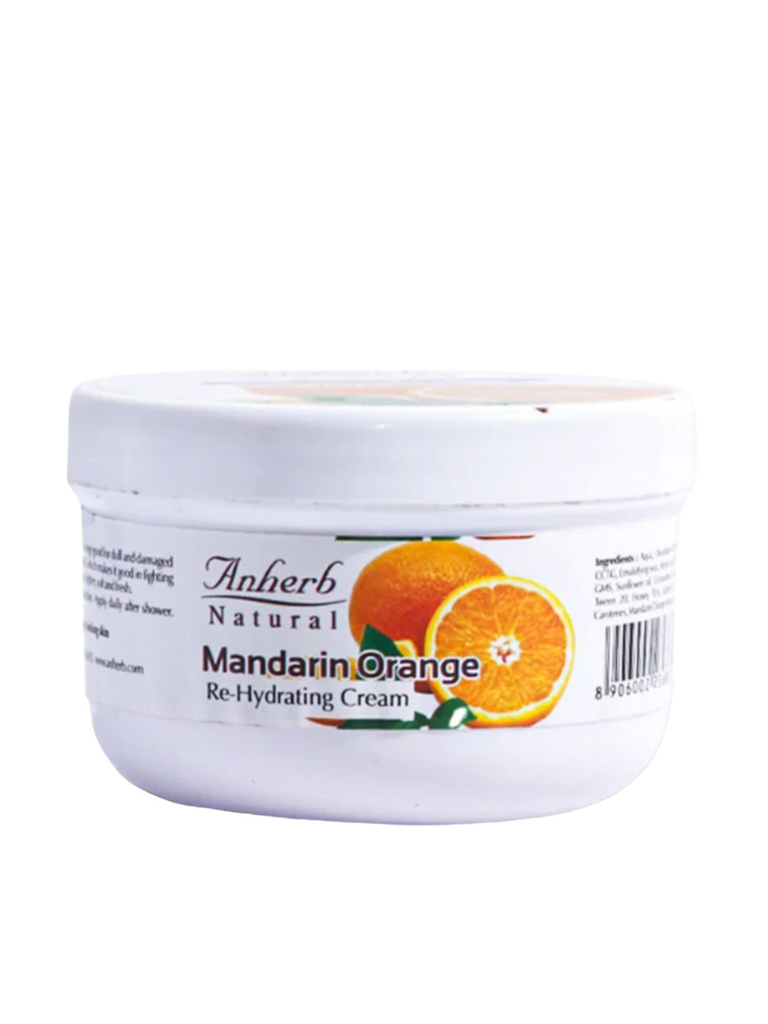 Anherb Natural Mandarin Orange Rehydrating Cream with Honey & Glycerine - 250 g