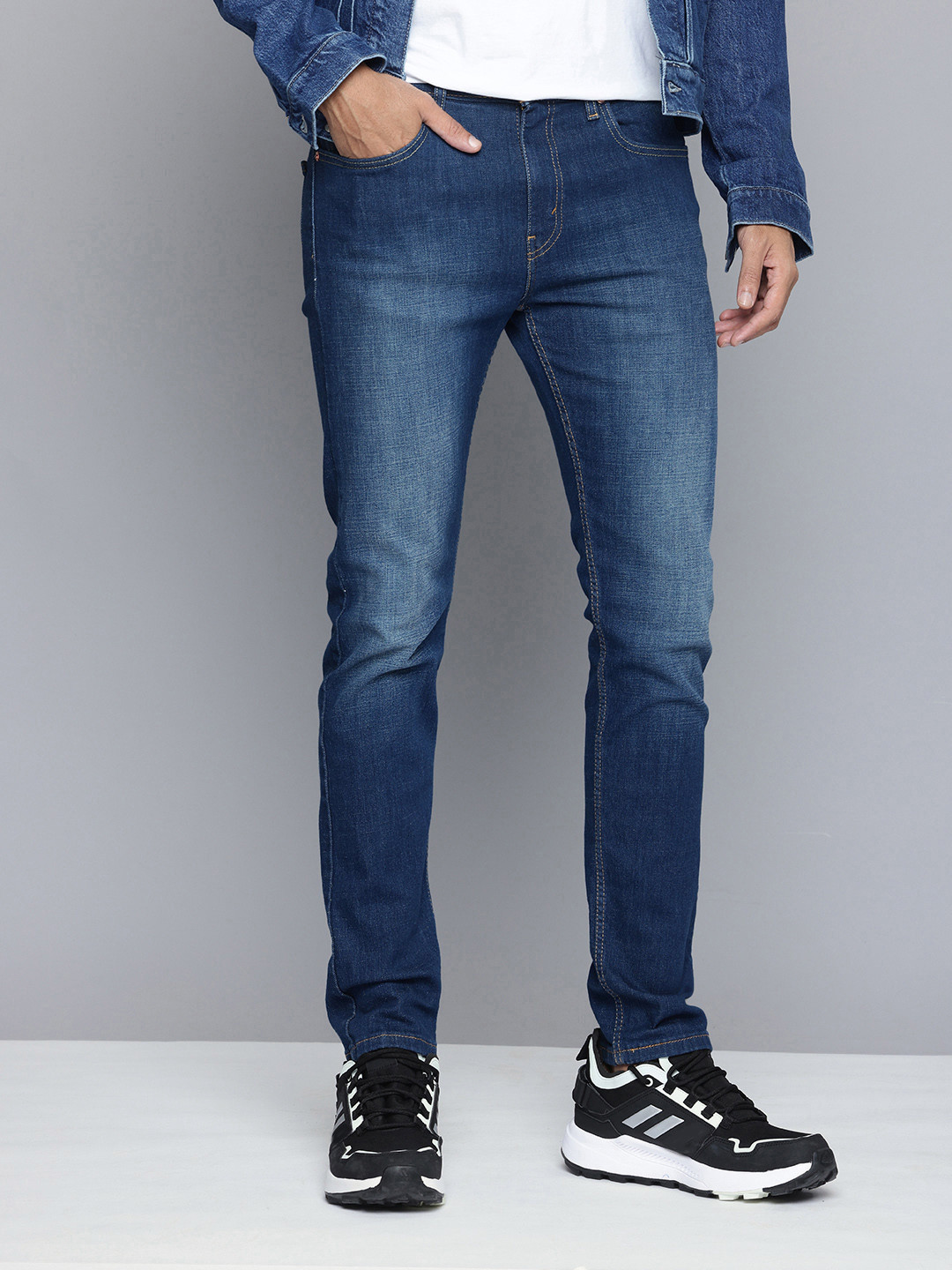 Grey CalÃ§a Skinny Levis Levis 511 Slim CalÃ§a Jeans Levi Strauss