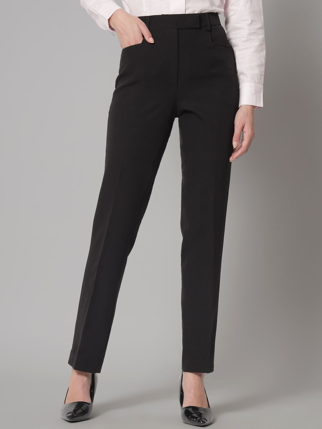 PowerSutra Women Comfort Wrinkle Free Formal Trousers