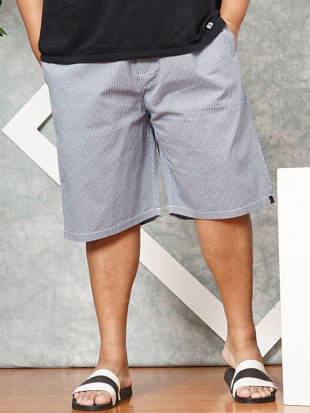 Hardsoda by The Indian Garage Co Plus Size Printed Mid Rise Boxers