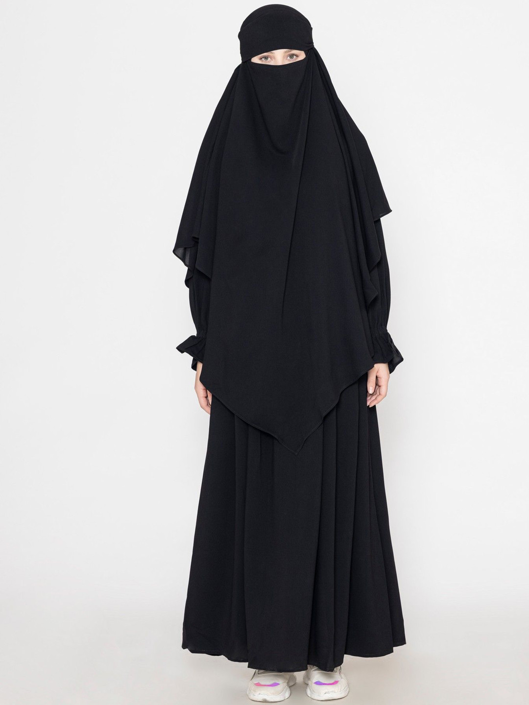 SANASH Collections Women Long Sleeve Burqas With Khimar