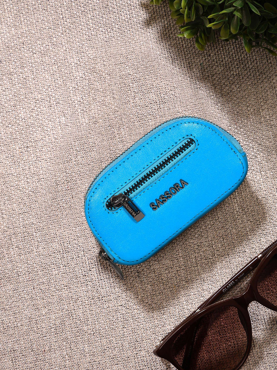 Sassora Pouch Unisex Leather Car Key Pouch