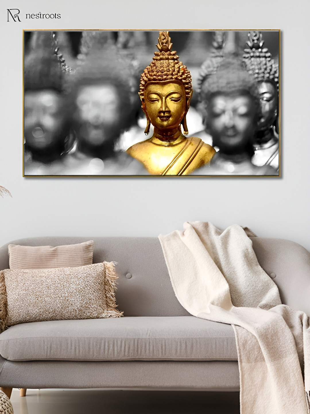 nestroots Canvas Wall Rectangle Paintings Wall Art - 28 x 24 In