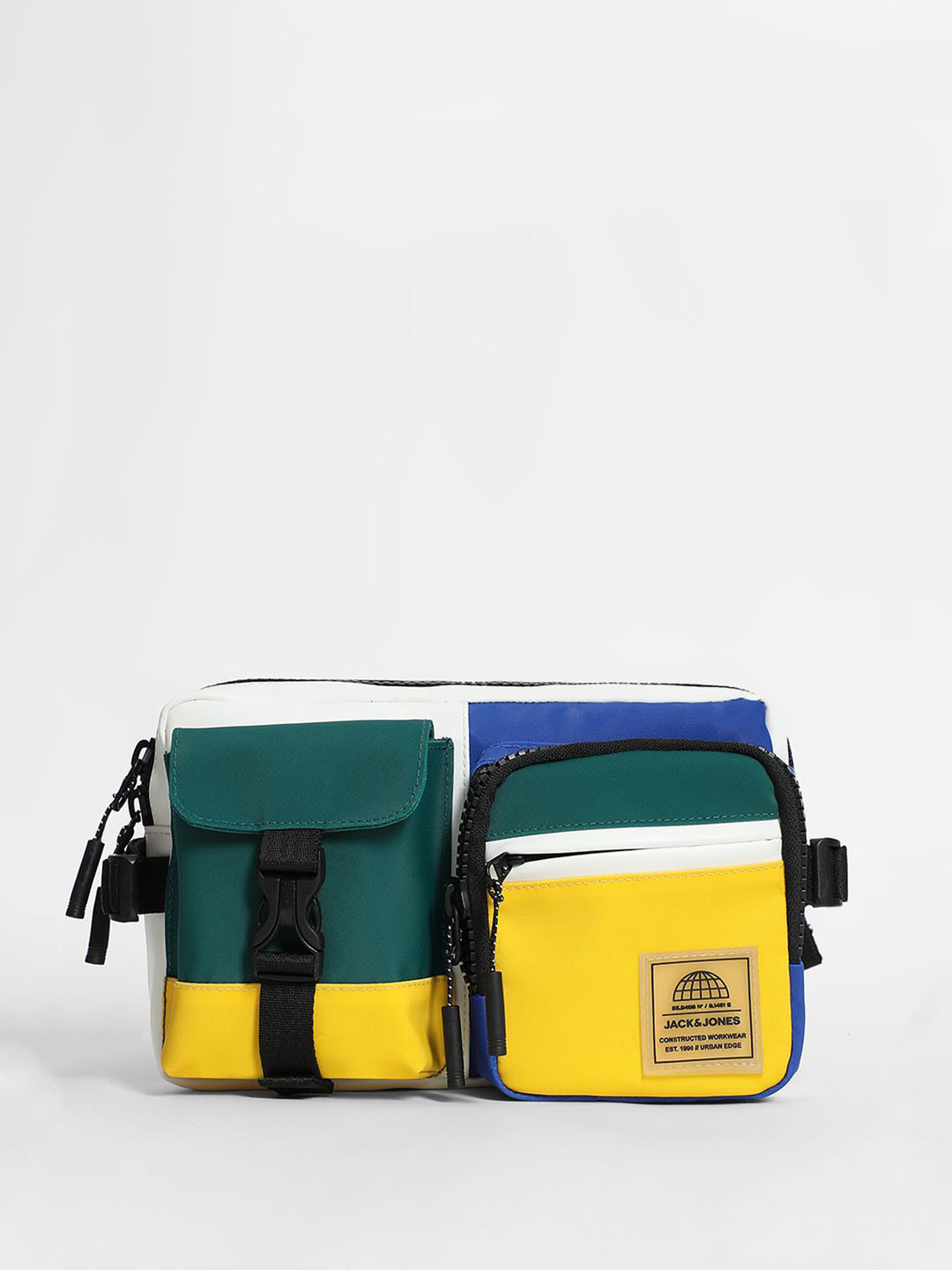 Jack & Jones Men Textured Soft Case Jasper Waist Pouch