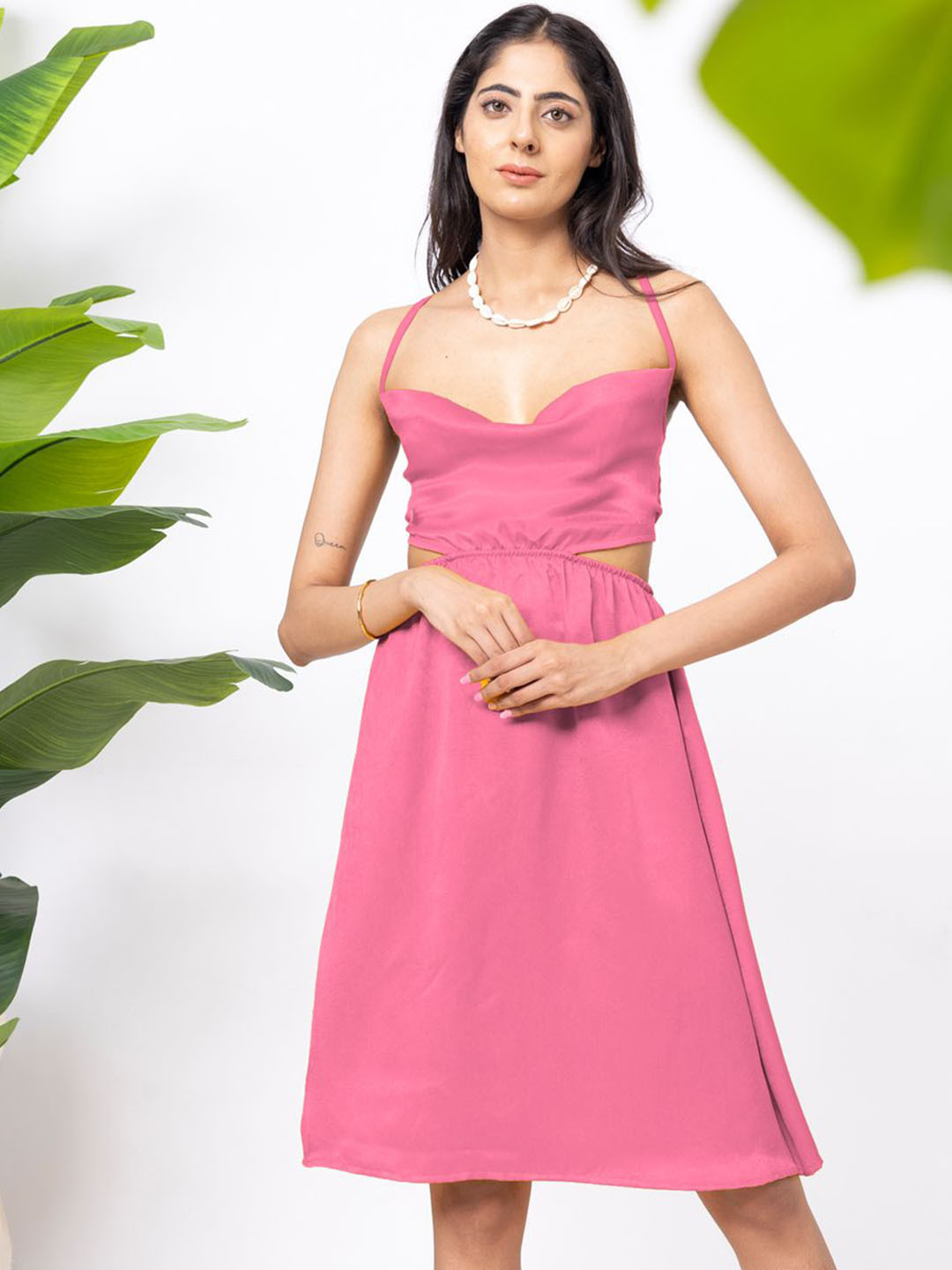 Aoba Satin Beachwear Dress