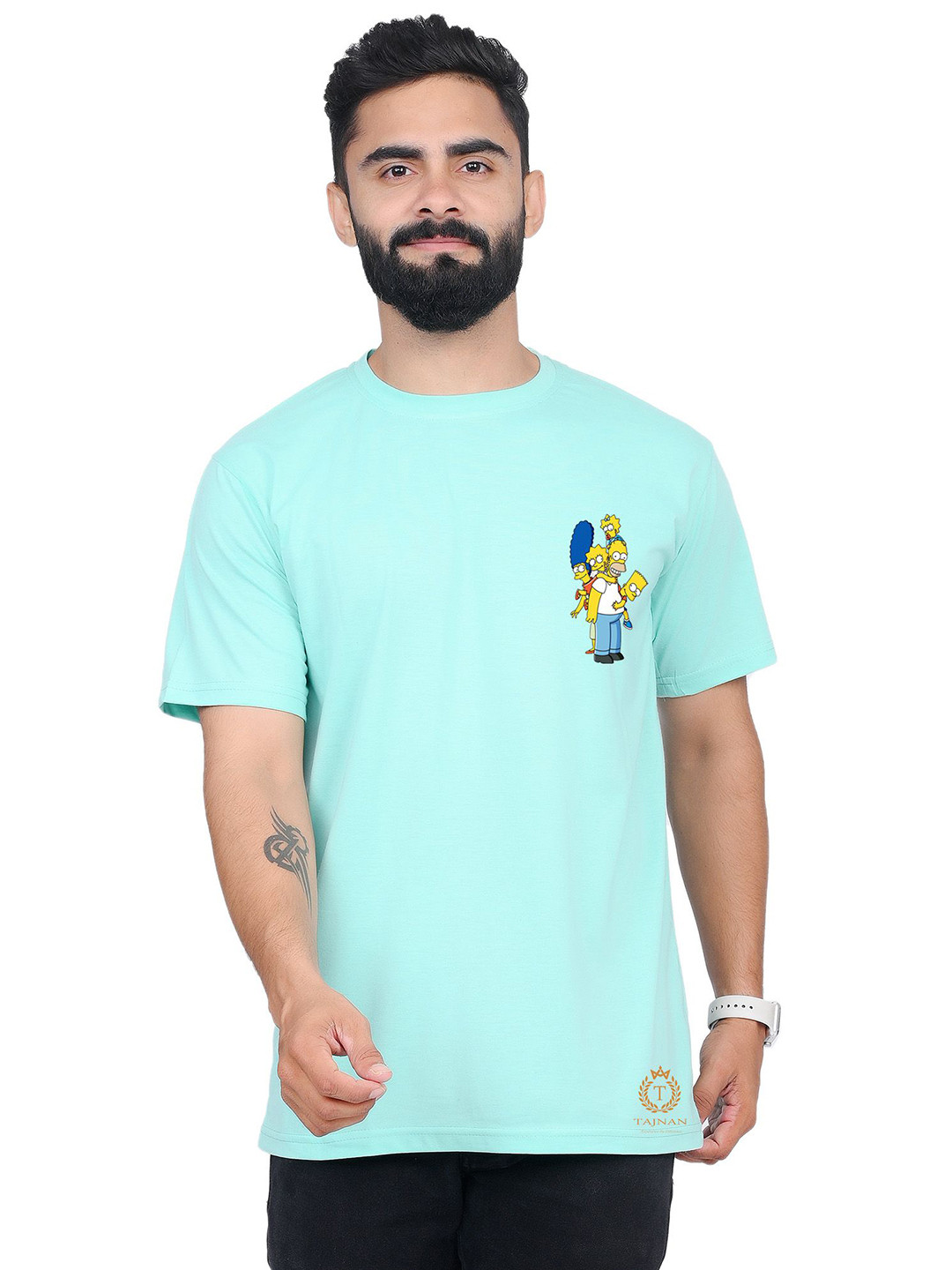TAJNAN Men The Simpsons Printed T-shirt
