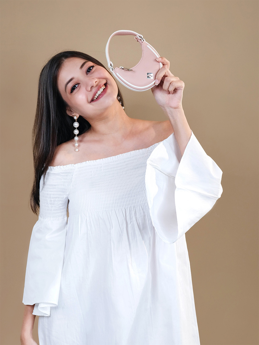 Nestasia Mini Half Moon Handheld Bag