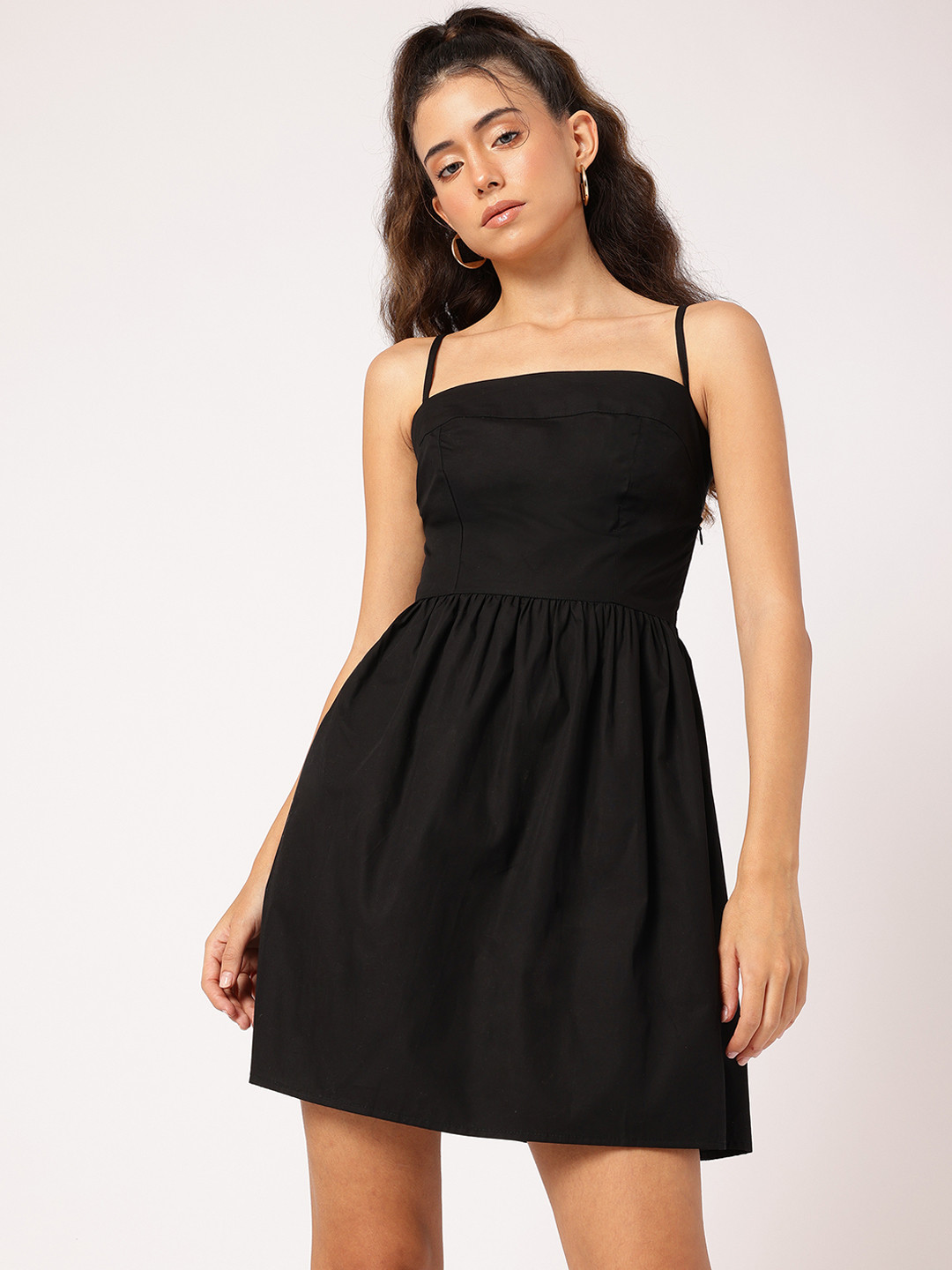 DressBerry Strappy Smocked Back Dress