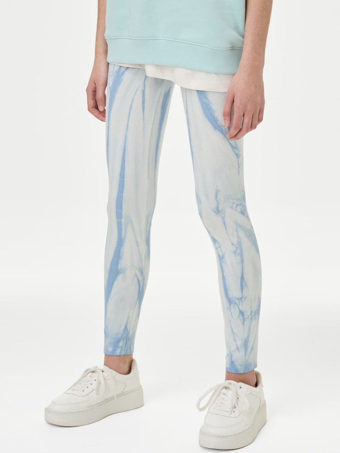 Marks & Spencer Girls Tie Dye Ankle-Length Leggings